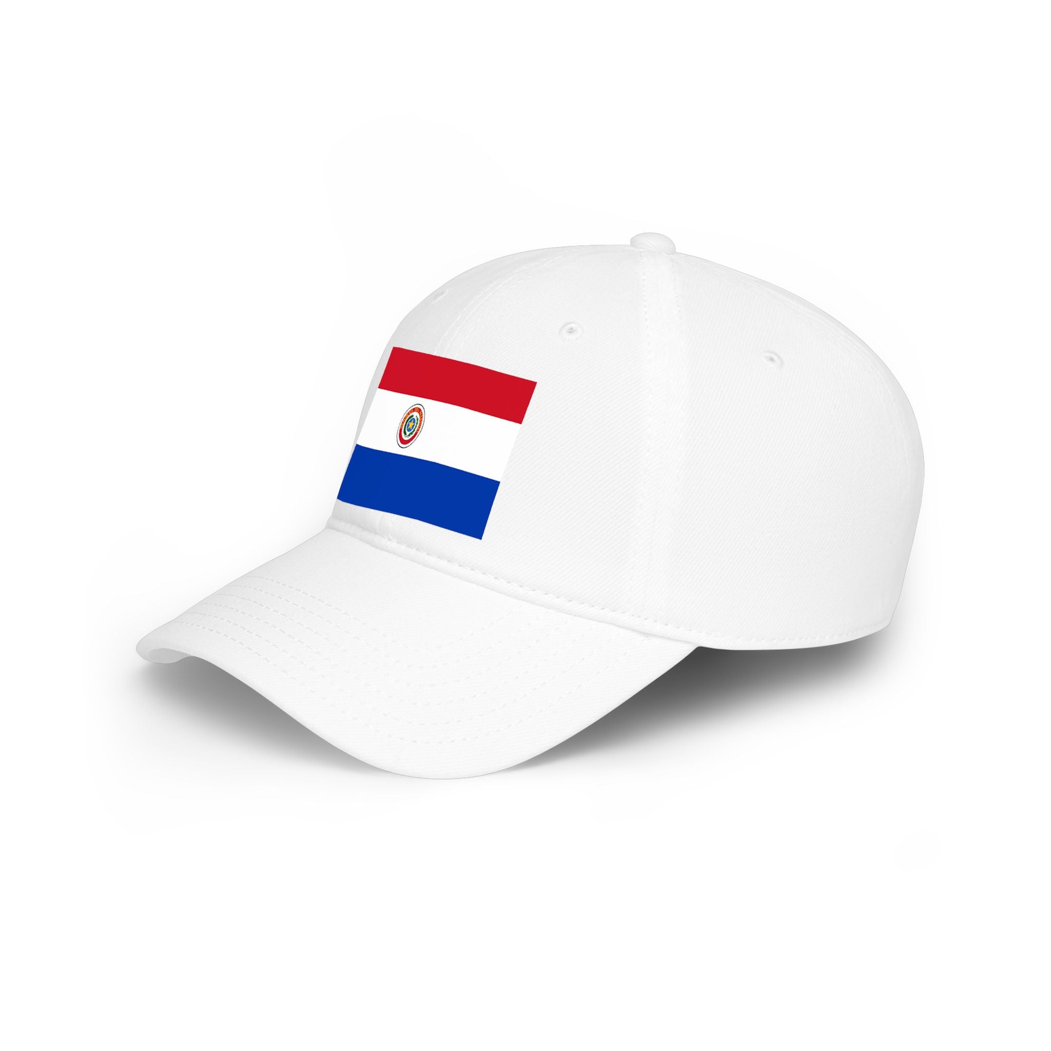 Paraguay Flag Baseball Cap - Low Profile Embroidered Tricolor Hat