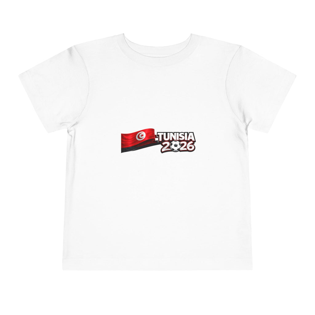 Tunisian Toddler Tee – Tunisia 2026 Flag Design