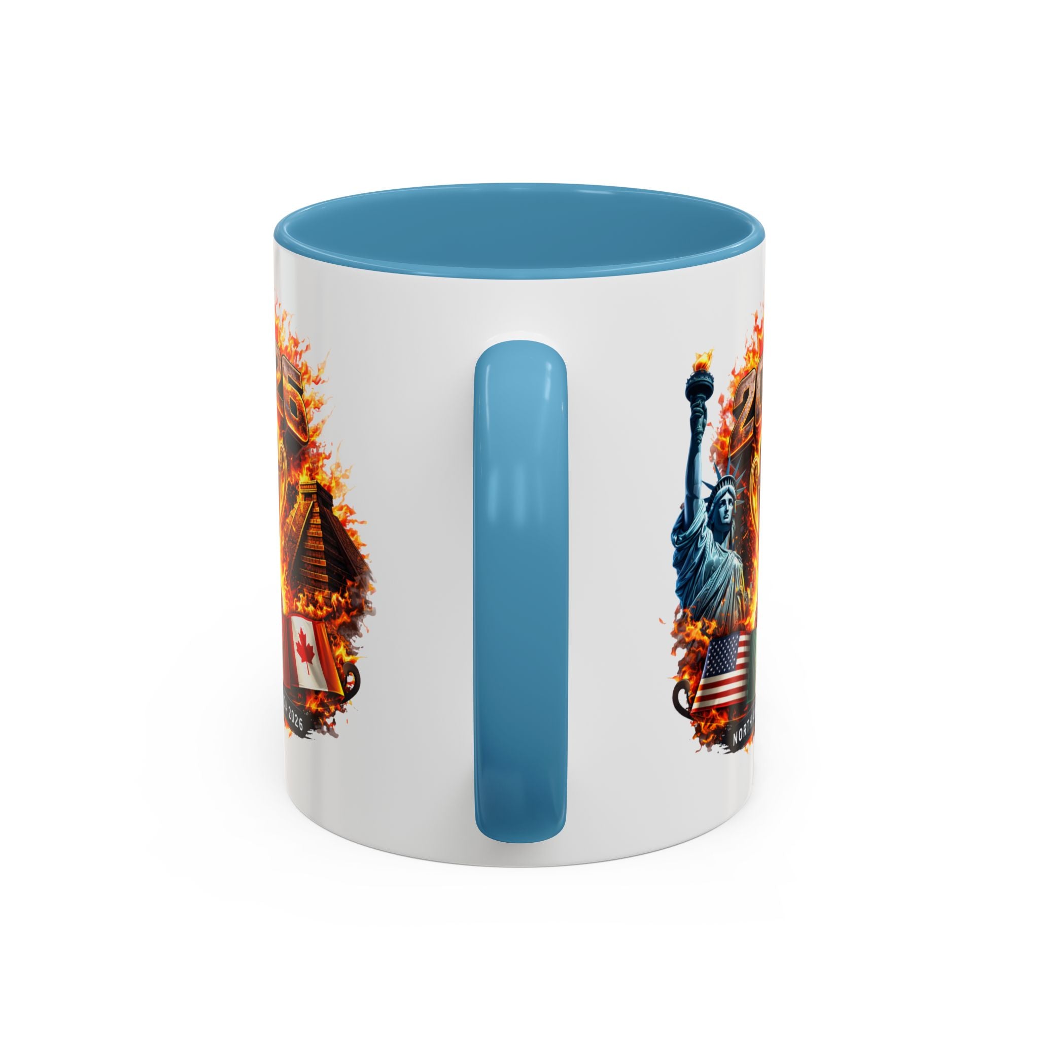 2026 North America Championship Coffee Mug — Trophy & Flags Accent Mug