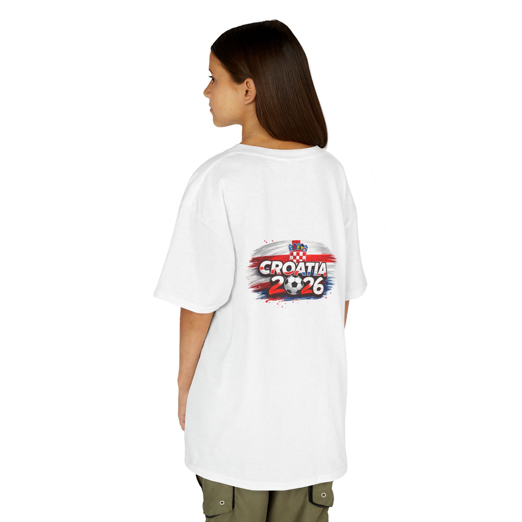 Croatia Kids Croatia Flag T-Shirt — Croatia 2026 Soccer Fan Tee