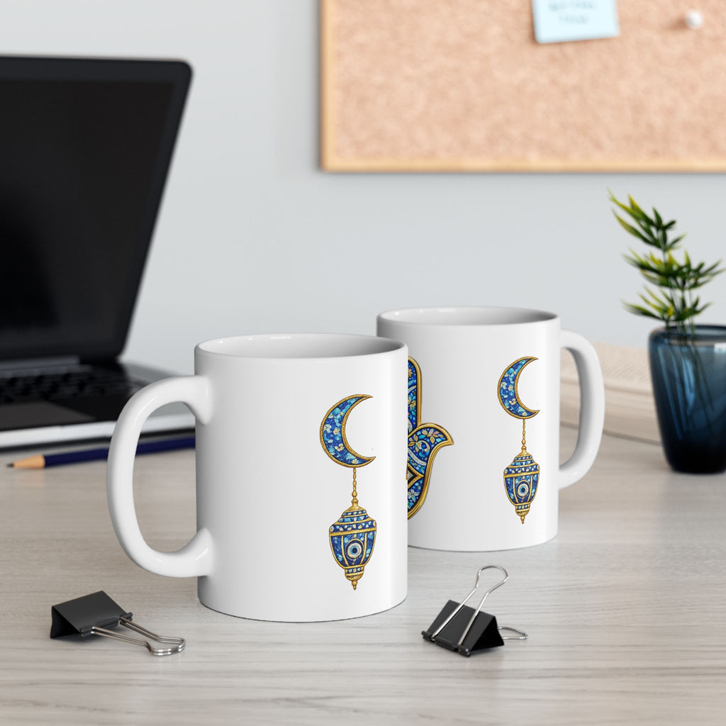 Hamsa Hand Ceramic Mug