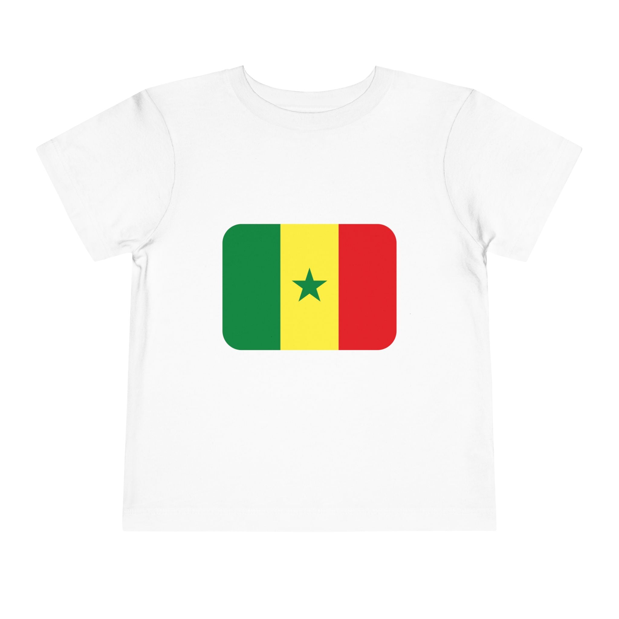 Senegal Flag Toddler Tee — 'Senegal Lions of Teranga' Kids Soccer Shirt