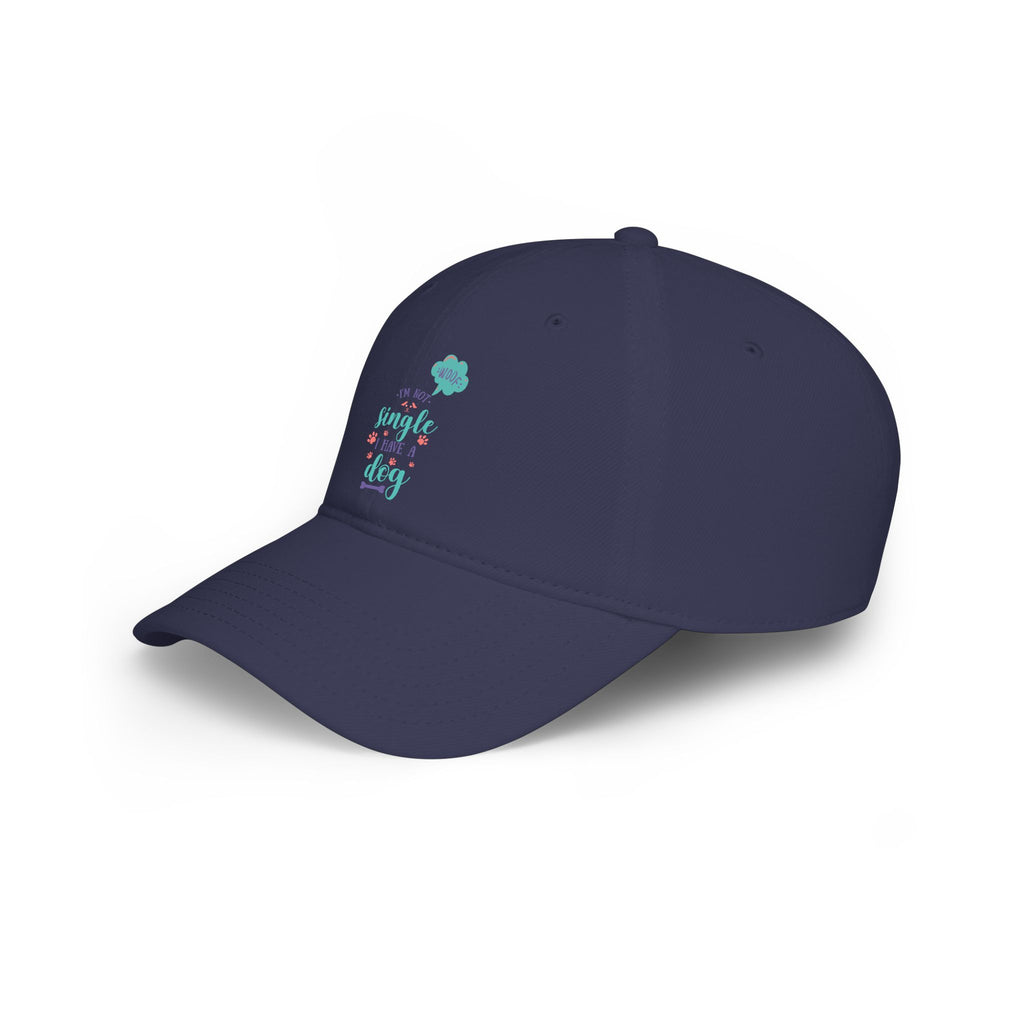Funny "Single, Taken, I Have a Dog" Dog Lover Baseball Cap