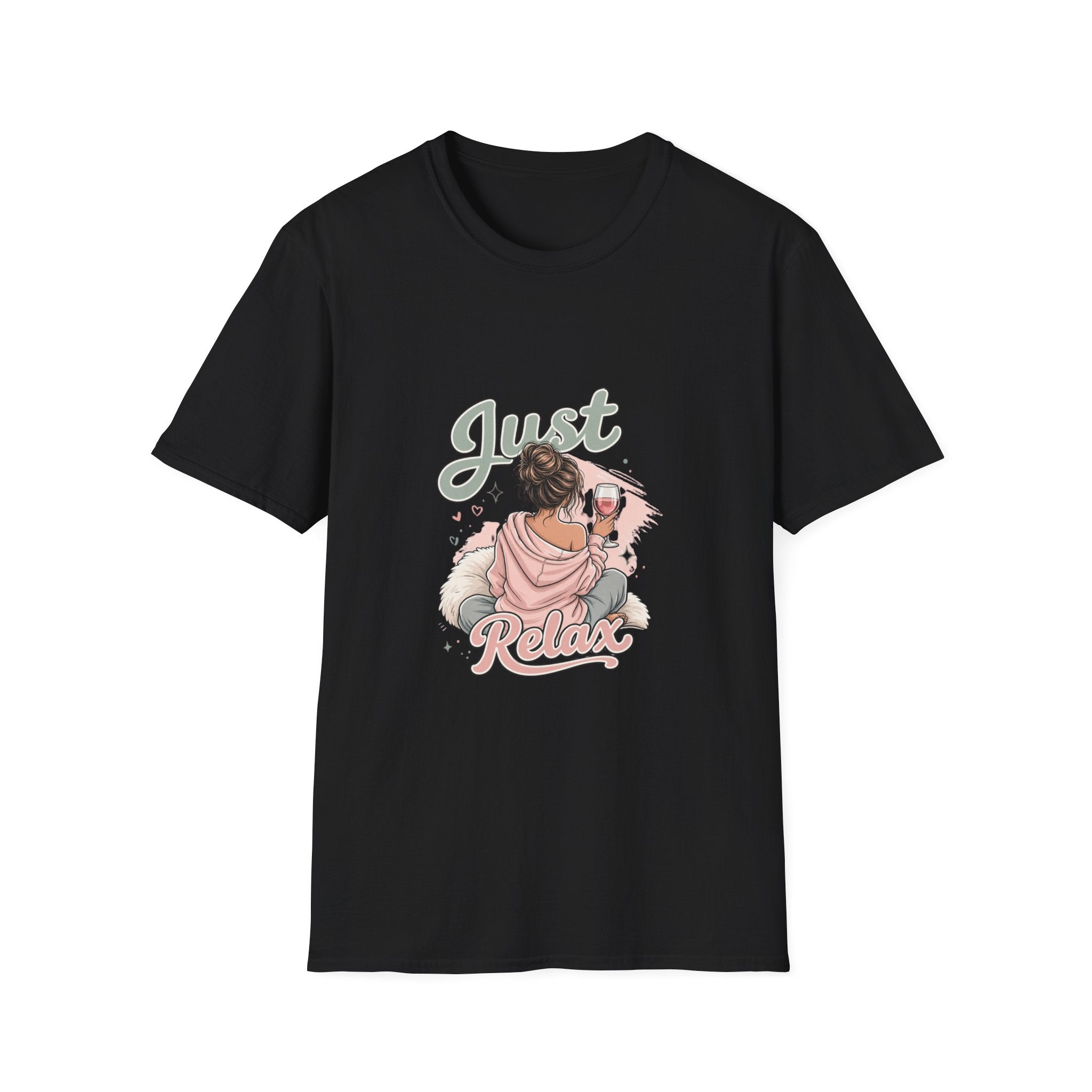 Just Relax T-Shirt – Cozy Sloth Hug Tee for Relaxation Lovers