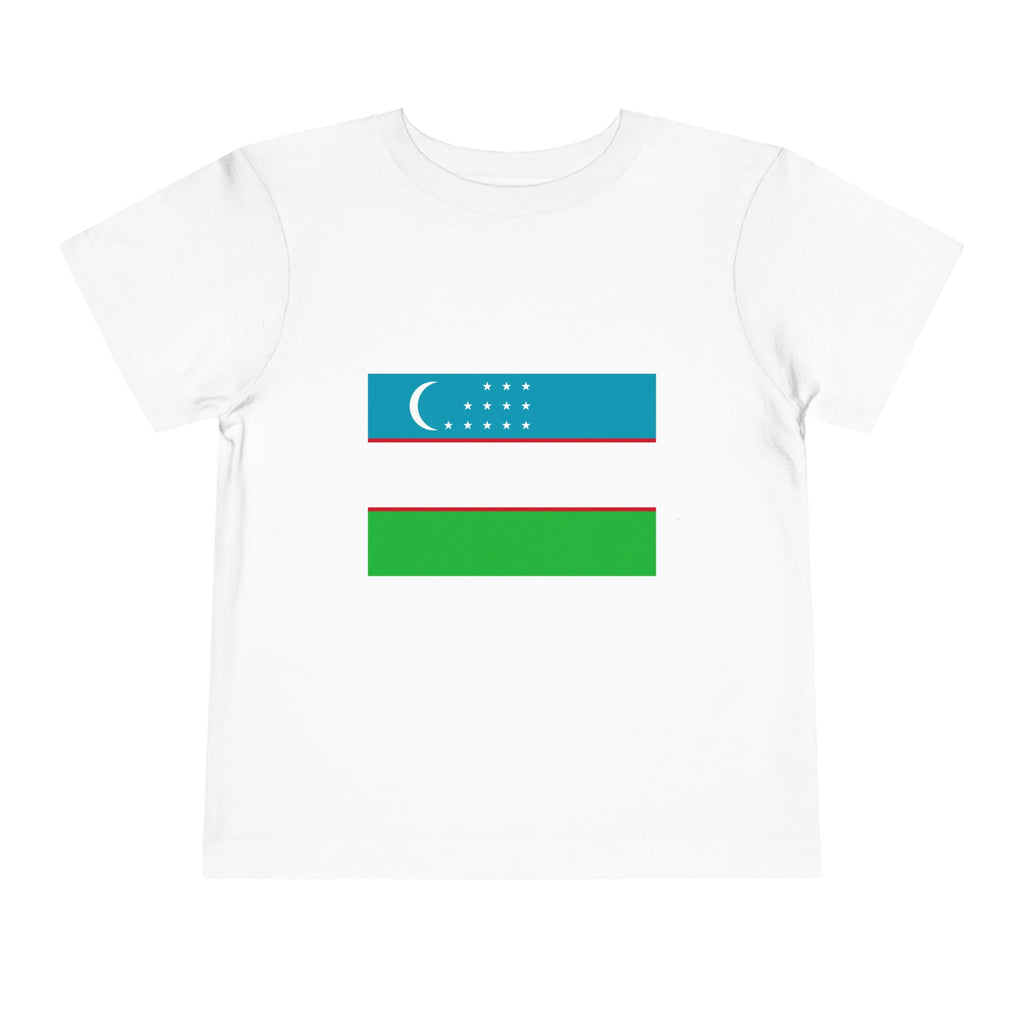Uzbekistan Toddler Short Sleeve Tee