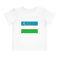 Uzbekistan Toddler Short Sleeve Tee