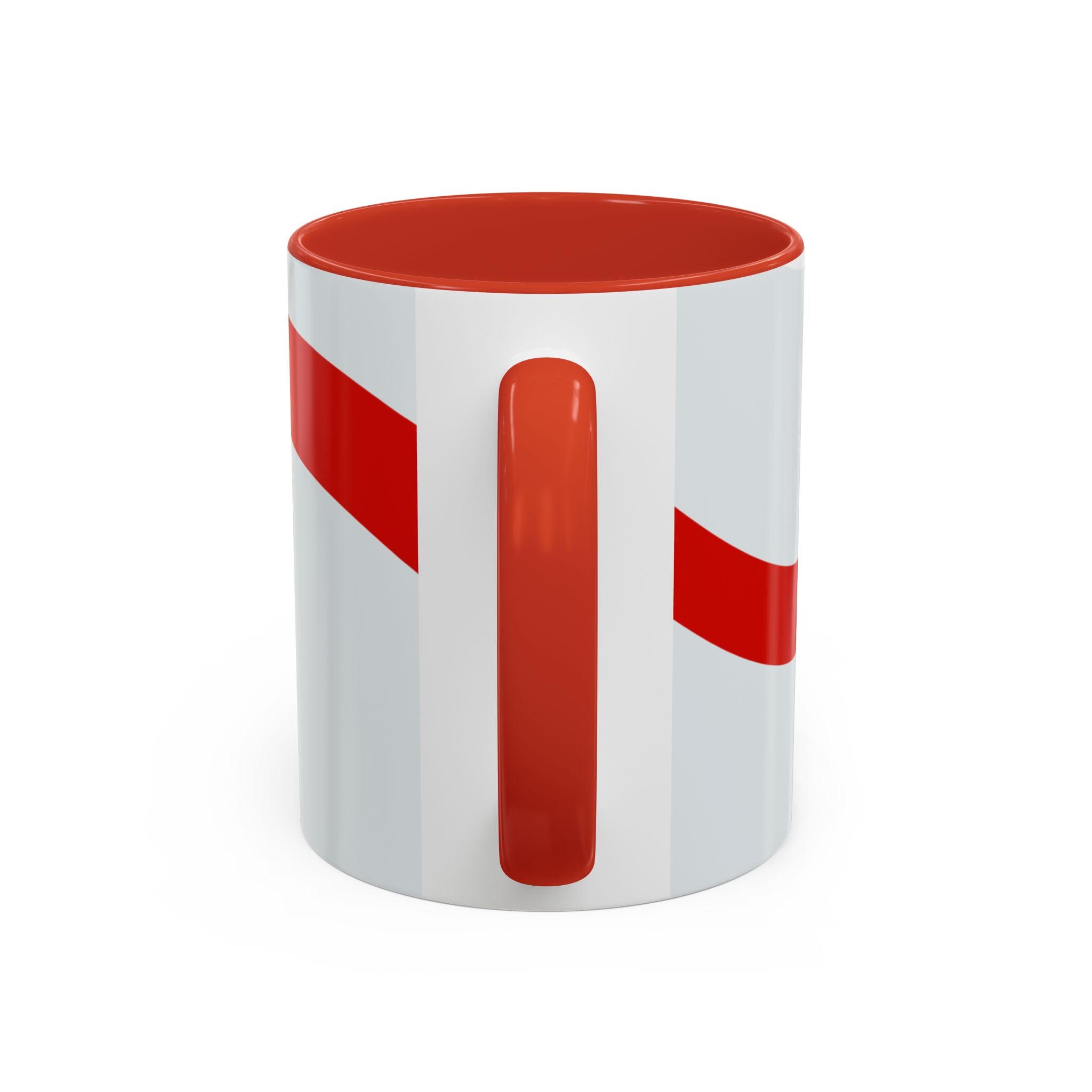 England 2026 Football Cup Accent Mug — Lion & St. George Soccer Coffee Cup (11/15oz)