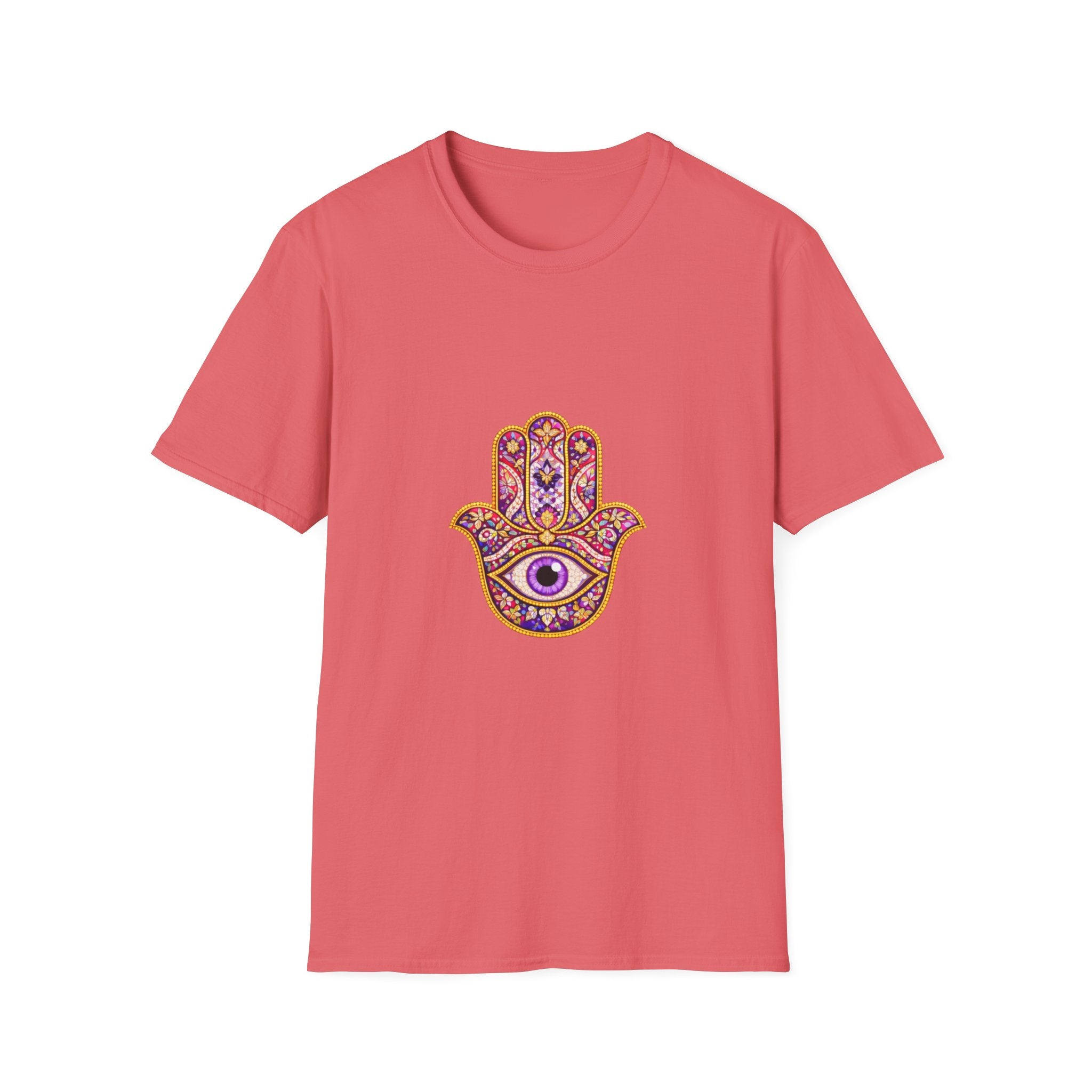 Hamsa Hand T-Shirt — Boho Spiritual Evil Eye Graphic Tee