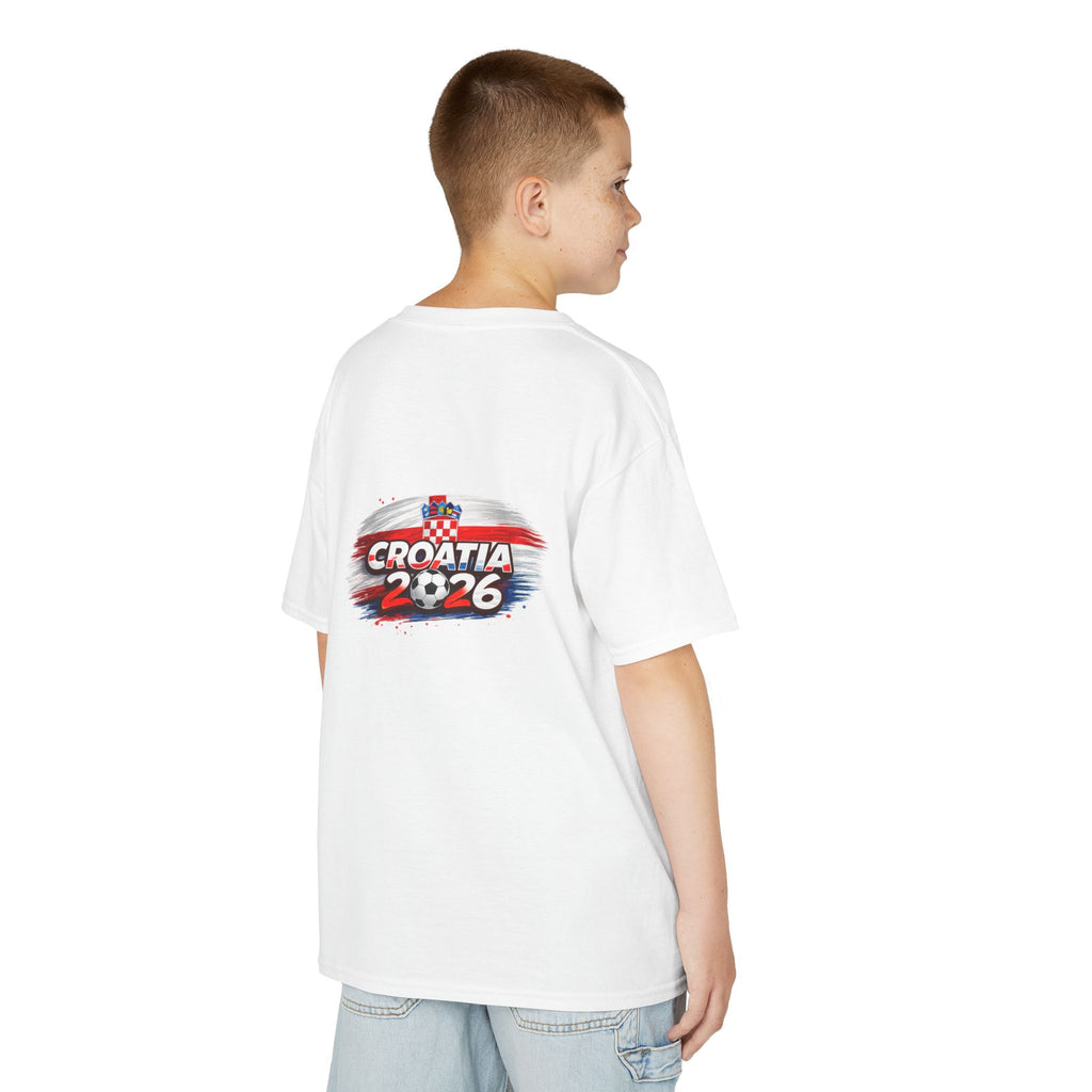 Croatia Kids Croatia Flag T-Shirt — Croatia 2026 Soccer Fan Tee