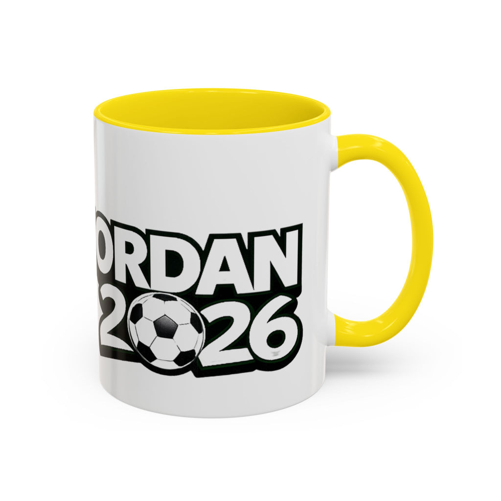 Jordan 2026 Soccer Fan Accent Coffee Mug