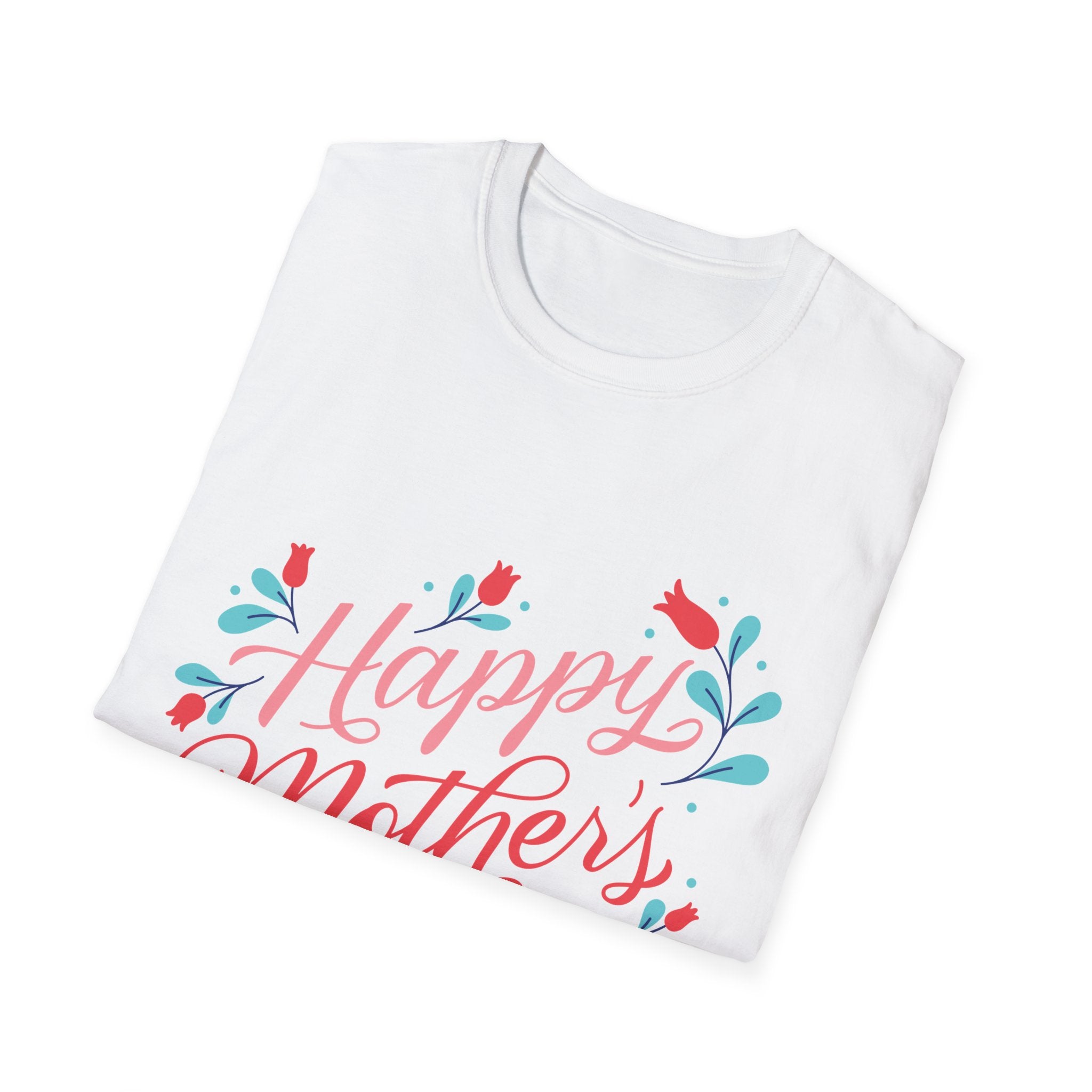 Mother's Day T-Shirt — "Happy Mother's Day" Floral Tee