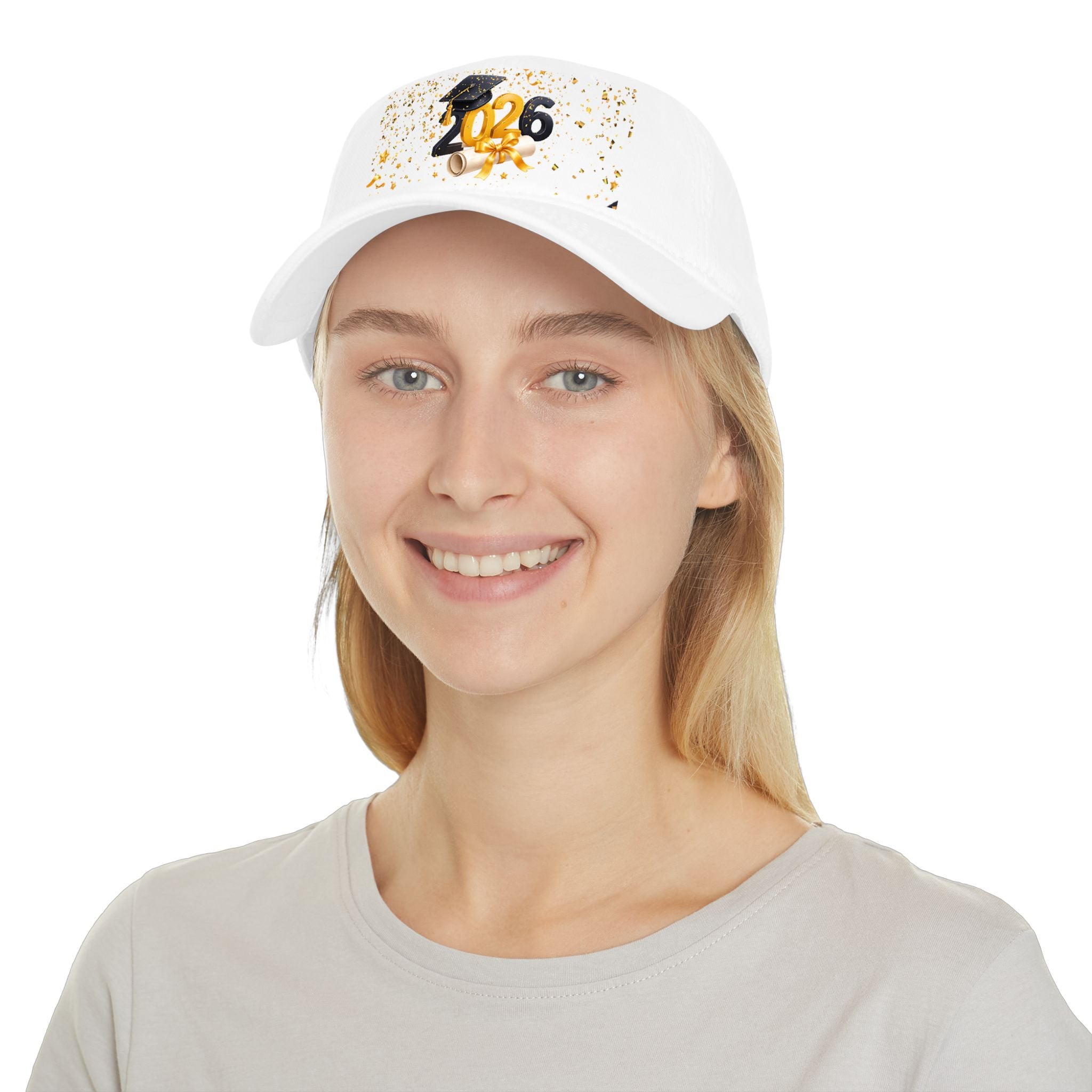 2026 Graduation Cap Hat — Class of 2026 Low Profile Baseball Cap