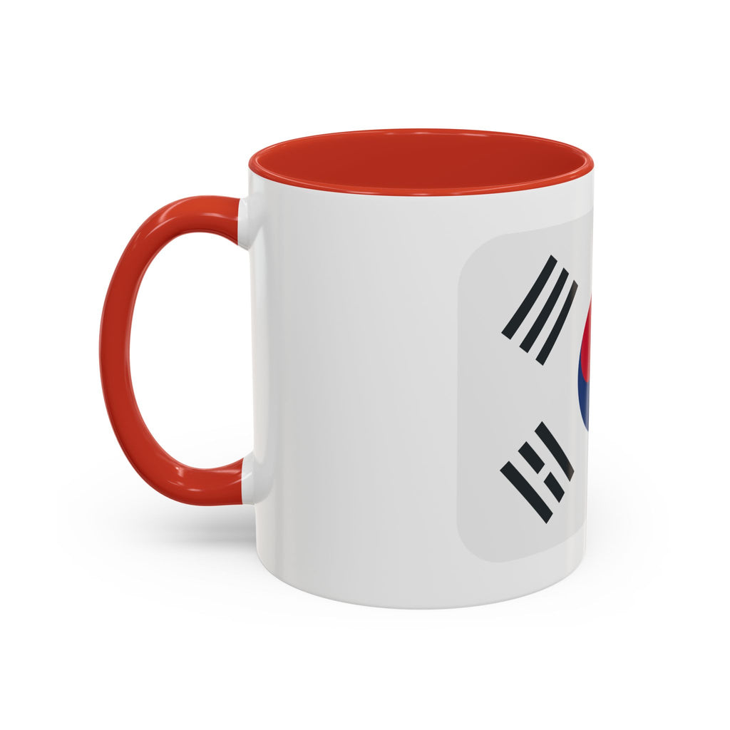 South Korea Accent Coffee Mug (11, 15oz)