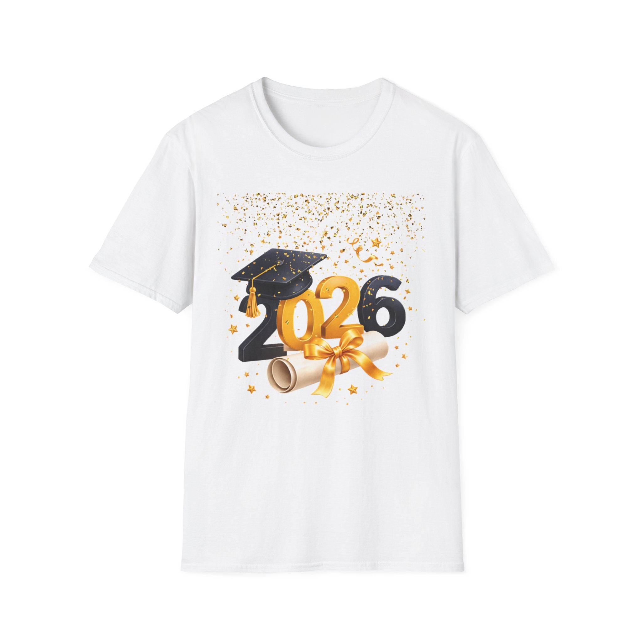 2026 Graduation T-Shirt – Class of 2026 Cap & Diploma Celebration Tee