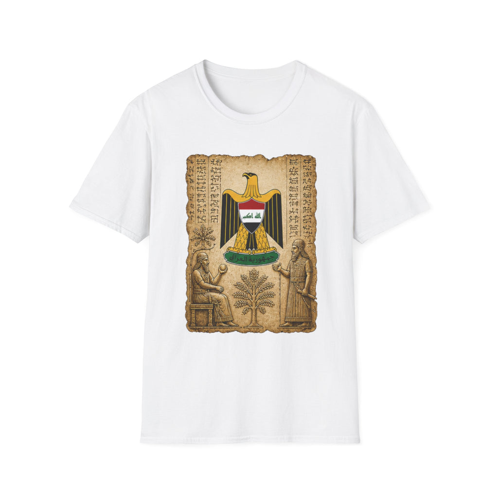 Iraq Eagle T‑Shirt — Vintage Mesopotamian Coat of Arms Design