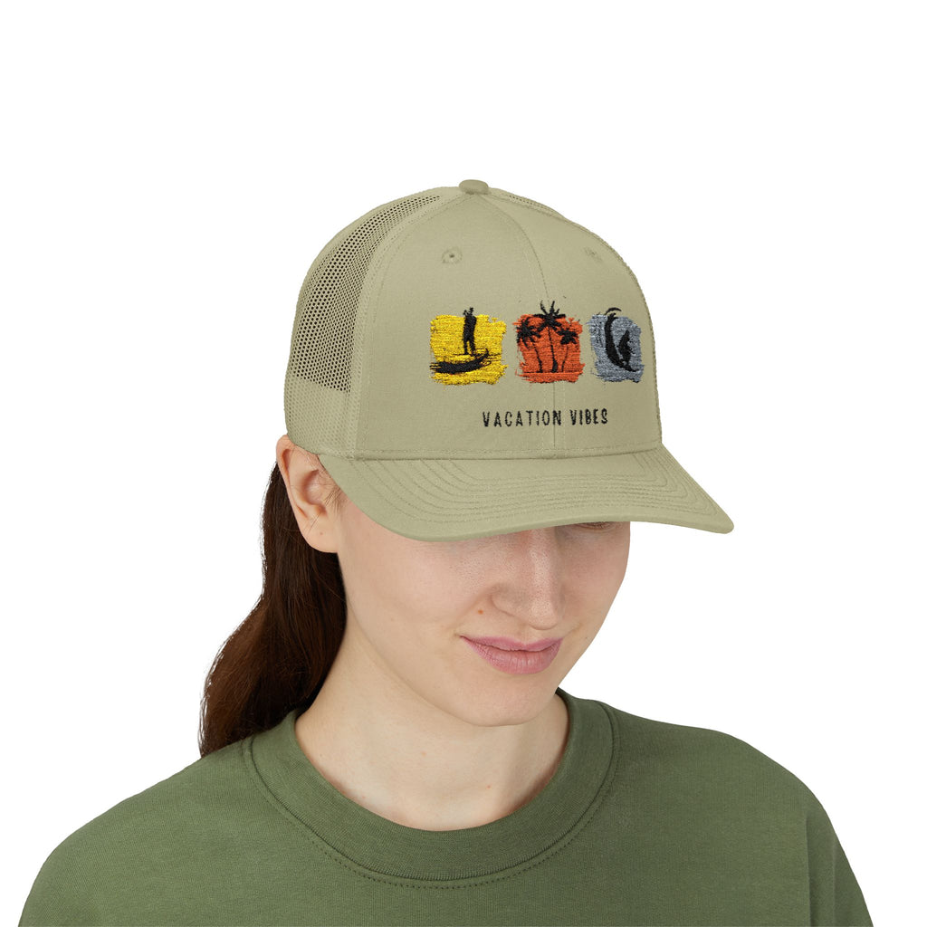 Vacation Vibes Snapback Trucker Cap