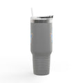 Hamsa Hand 40oz Insulated Travel Mug — Blue Evil Eye Tumbler