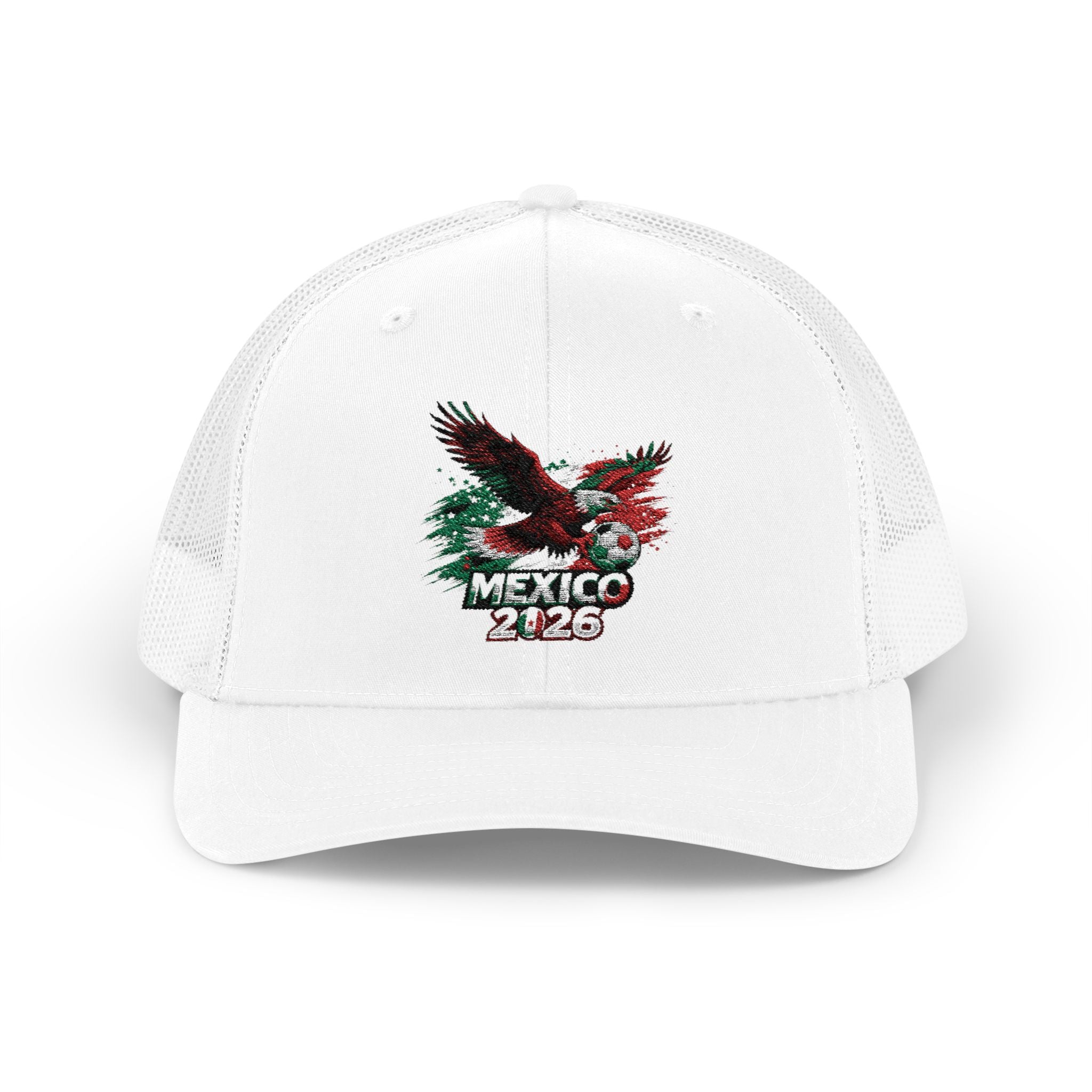 Mexico Eagle Trucker Cap — Patriotic Mexican Flag Snapback Hat