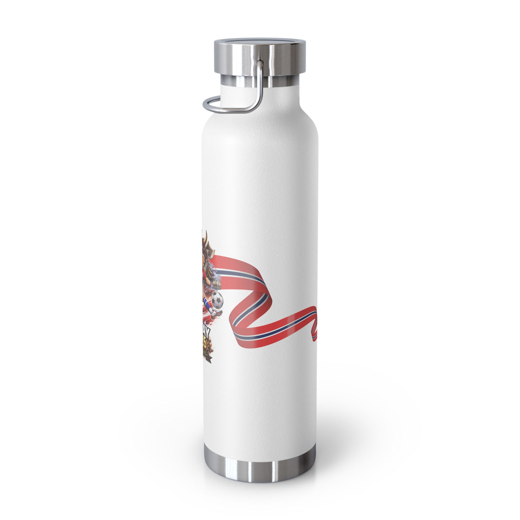 Norway 2026 Soccer Stainless Bottle - 22oz Insulated Copper Vacuum