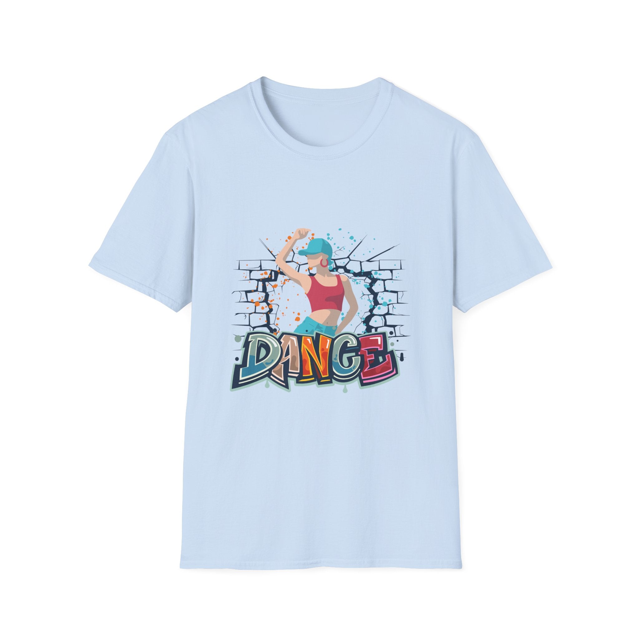 Dance Graffiti T-Shirt — Urban Street Dancer Graphic Tee