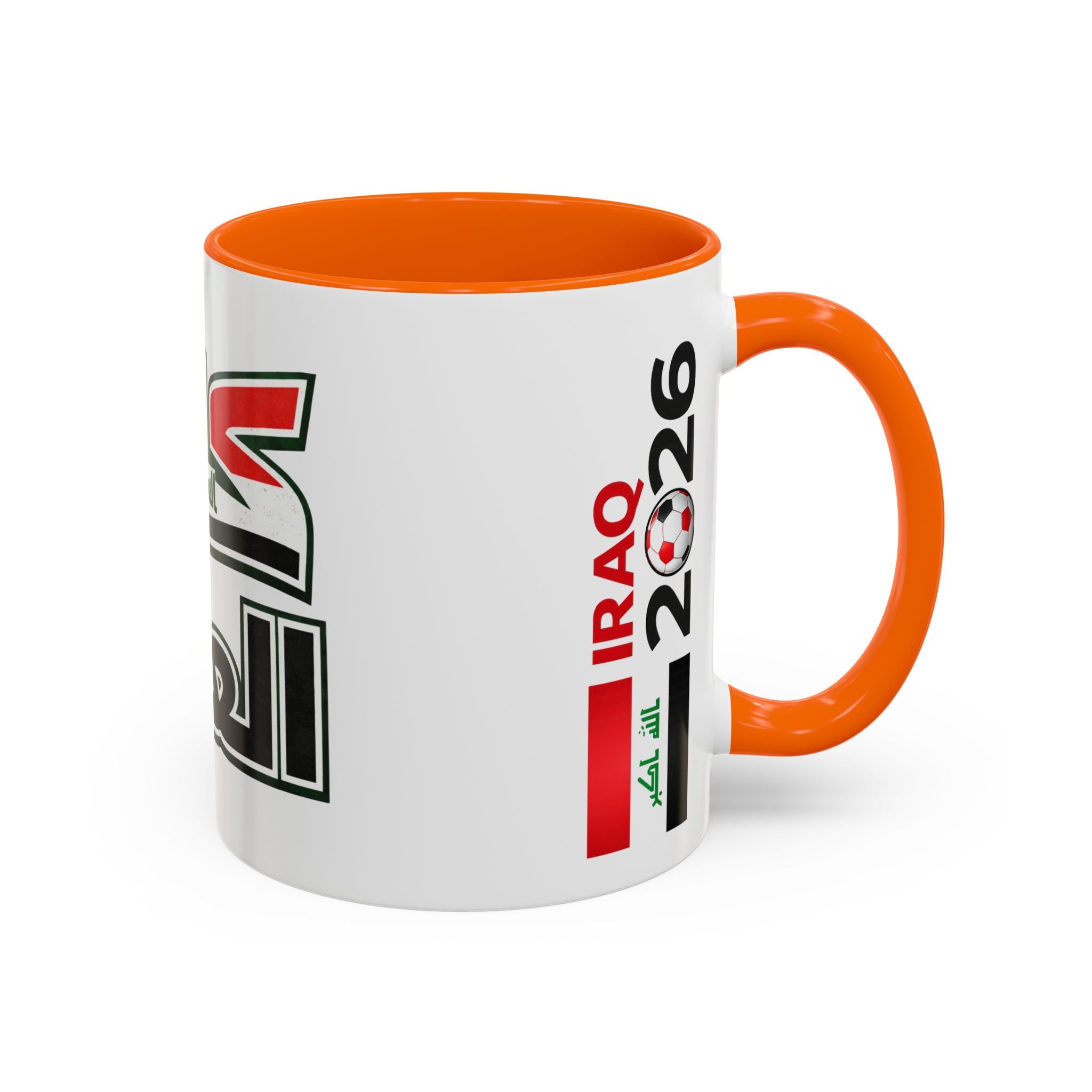 Iraq 2026 Accent Coffee Mug — Arabic Pride Flag Design