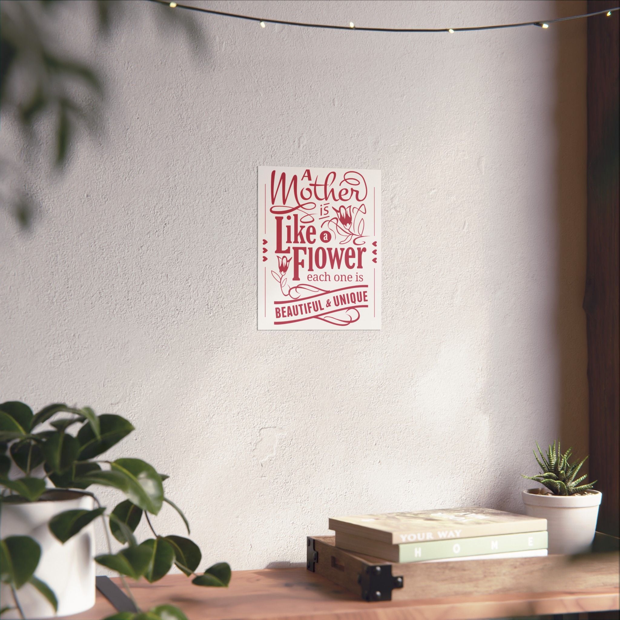 A mother like flower Matte Vertical Posters