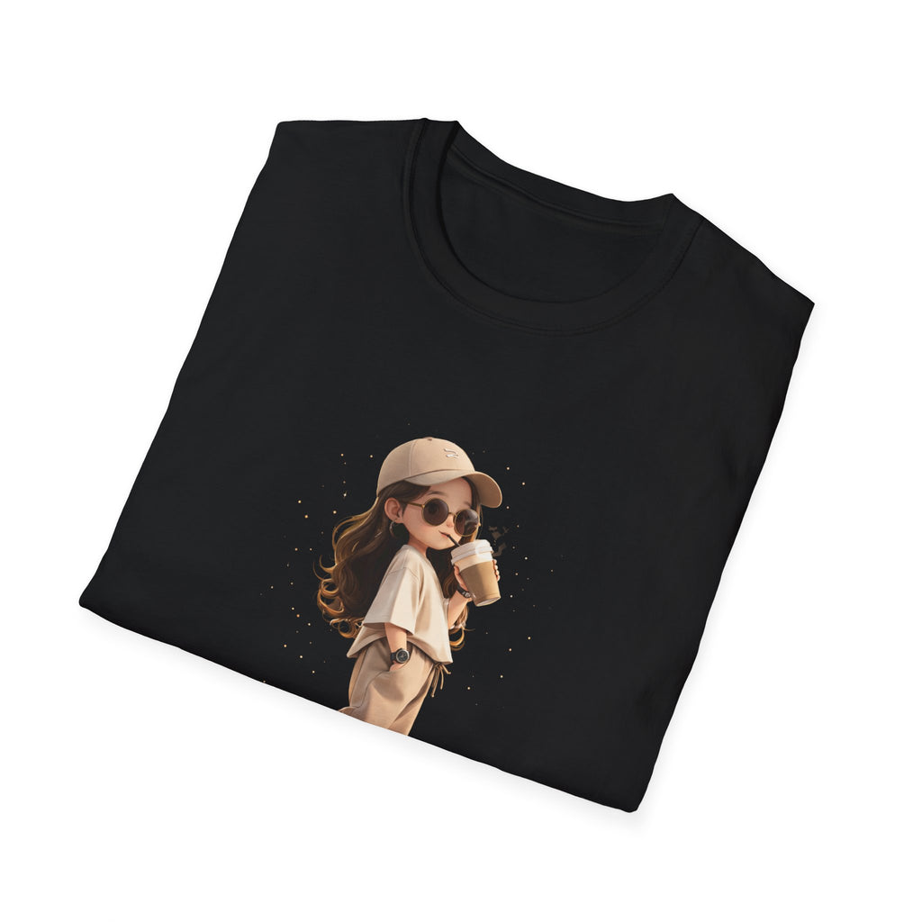 Running on Coffee Unisex Softstyle T-Shirt