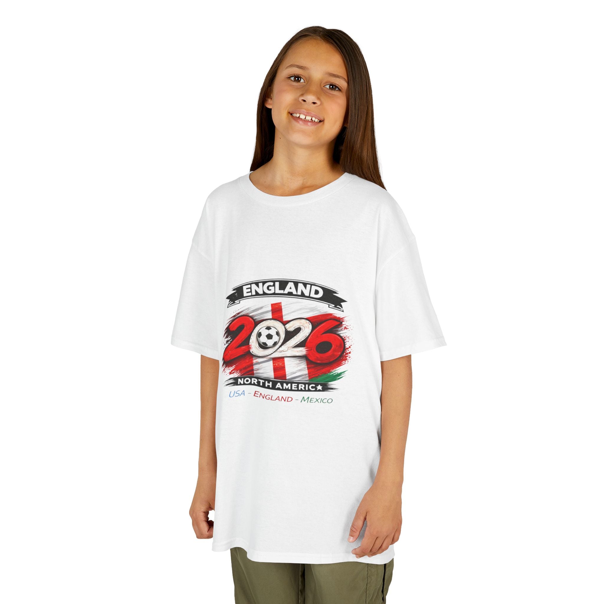 England 2026 Kids T‑Shirt — Football Cup Supporter Tee