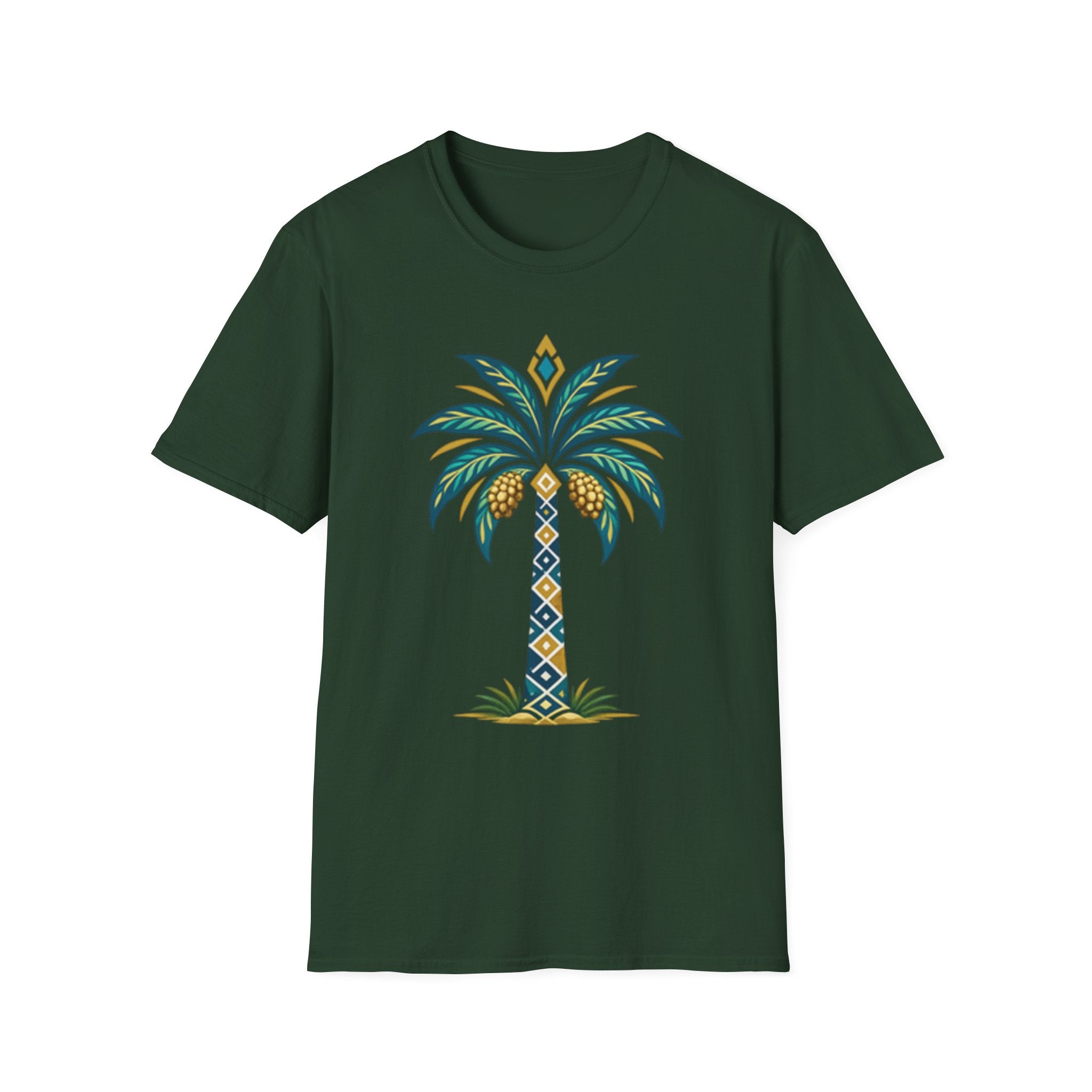 Tropical Patterned Palm Tree Tee