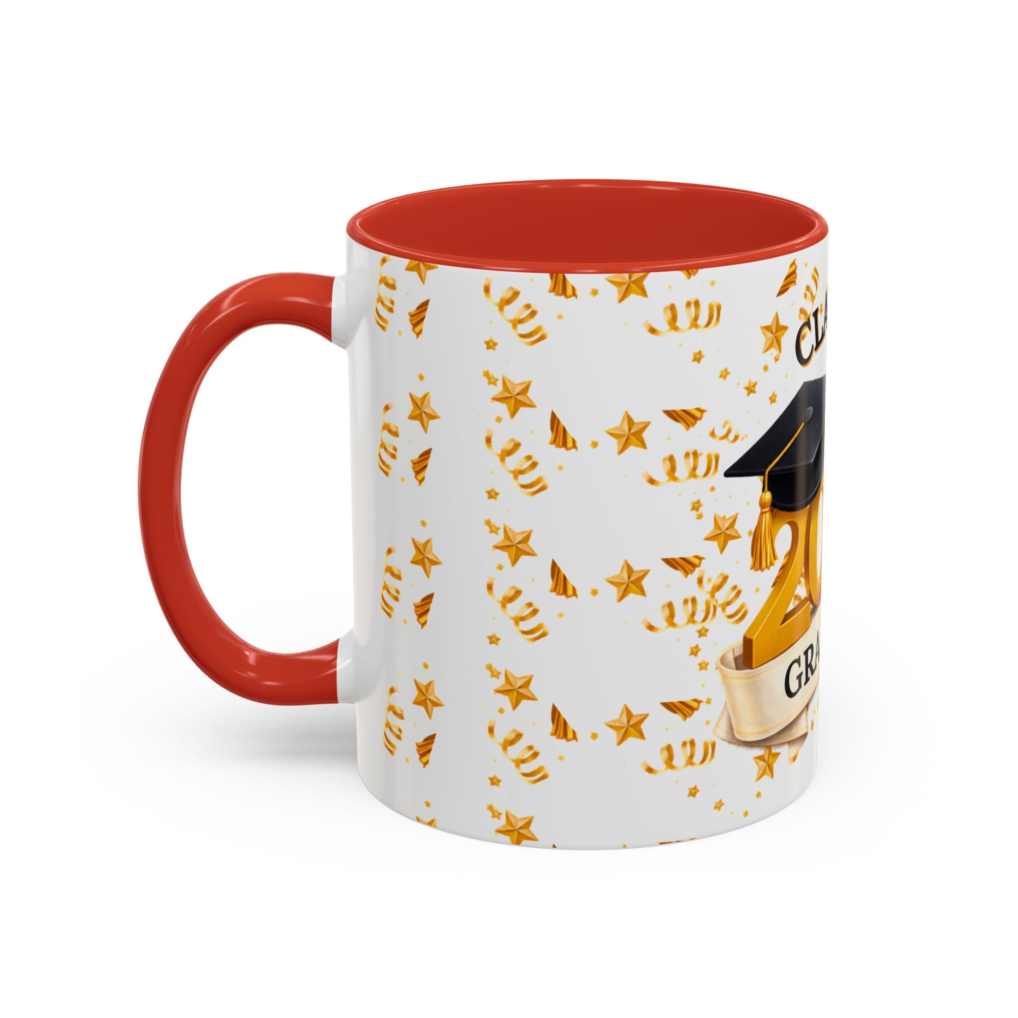 Class of 2026 Graduate Accent Coffee Mug – Black Interior, Graduation Gift