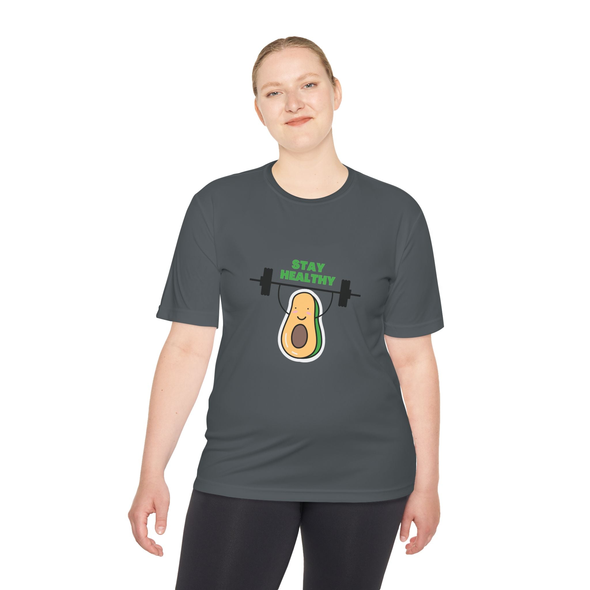 Stay Healthy Avocado Weightlifting Tee