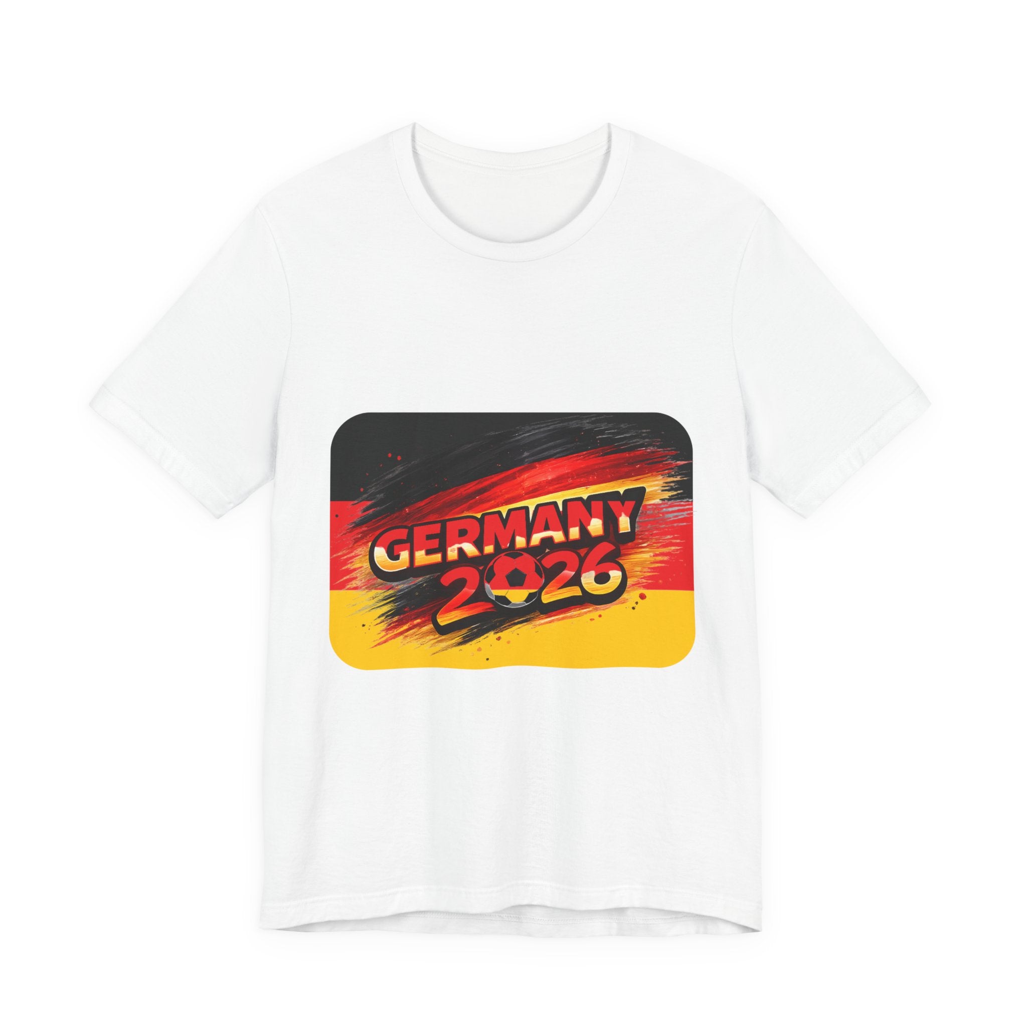 Germany 2026 Soccer Fan Tee — Cup Supporter Shirt with Trophy & Flag