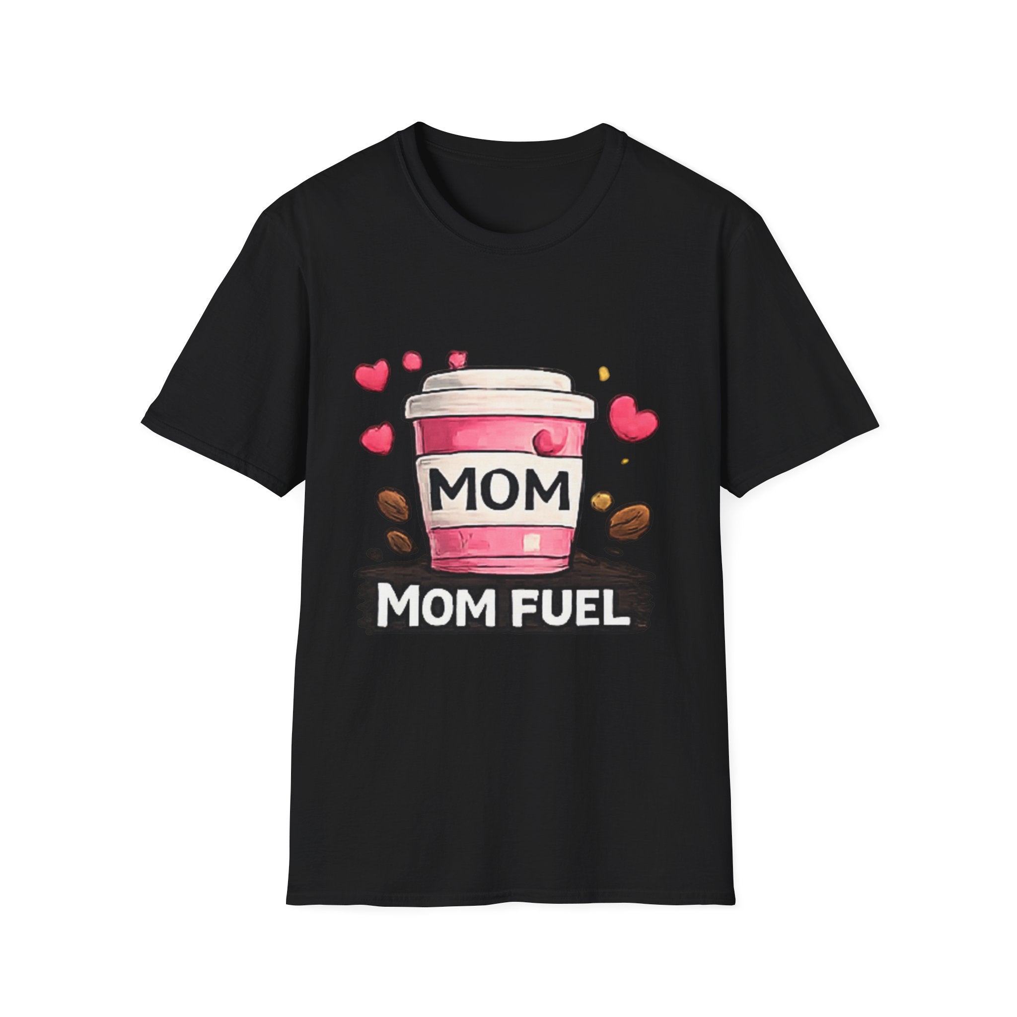 Mom Fuel T-Shirt — Cute Coffee Cup Mother's Day Tee