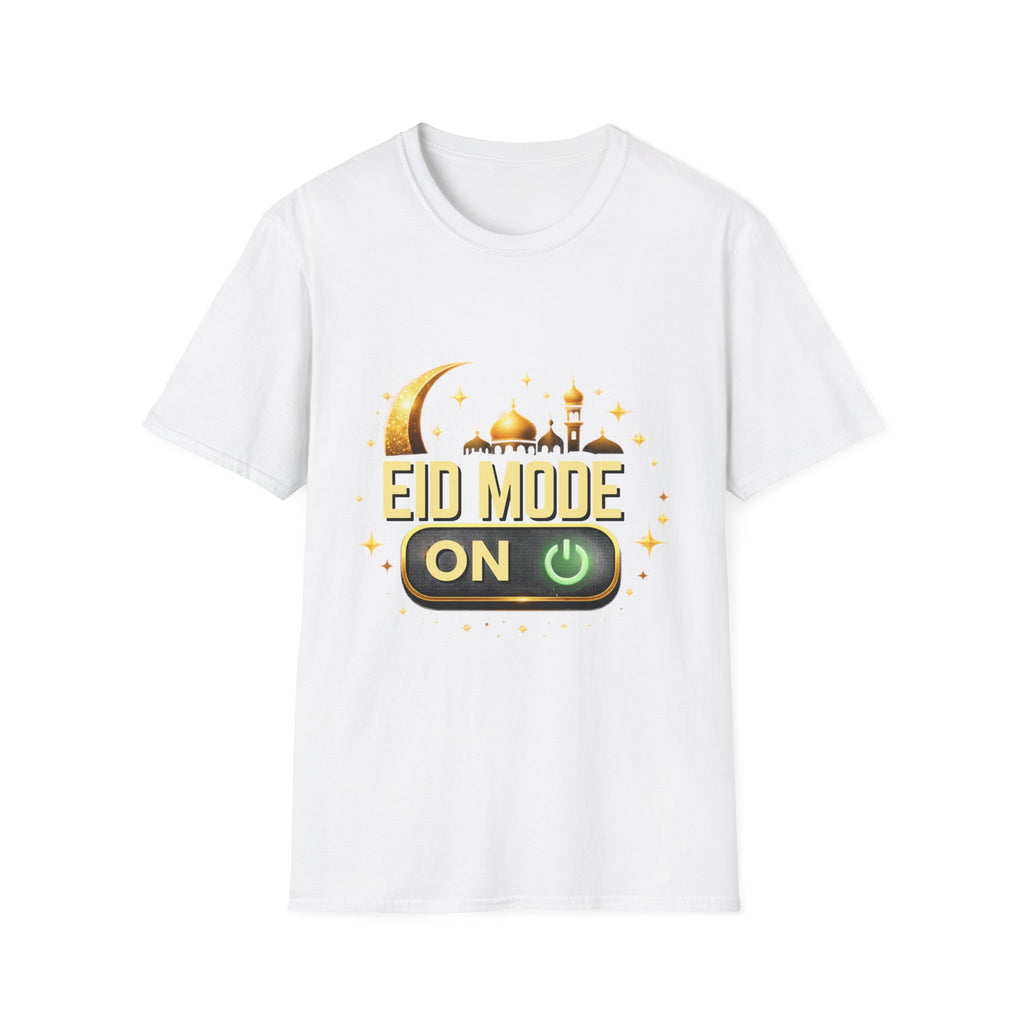 Eid Mode On T-Shirt — Festive Ramadan & Eid Celebration Tee
