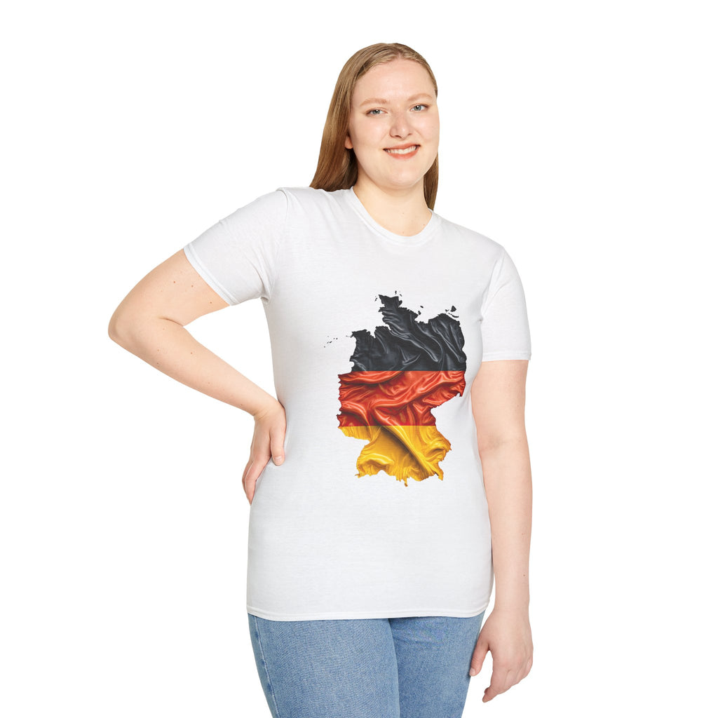 Germany Soccer Cup 2026 T-Shirt — German Flag Map & Trophy Fan Tee
