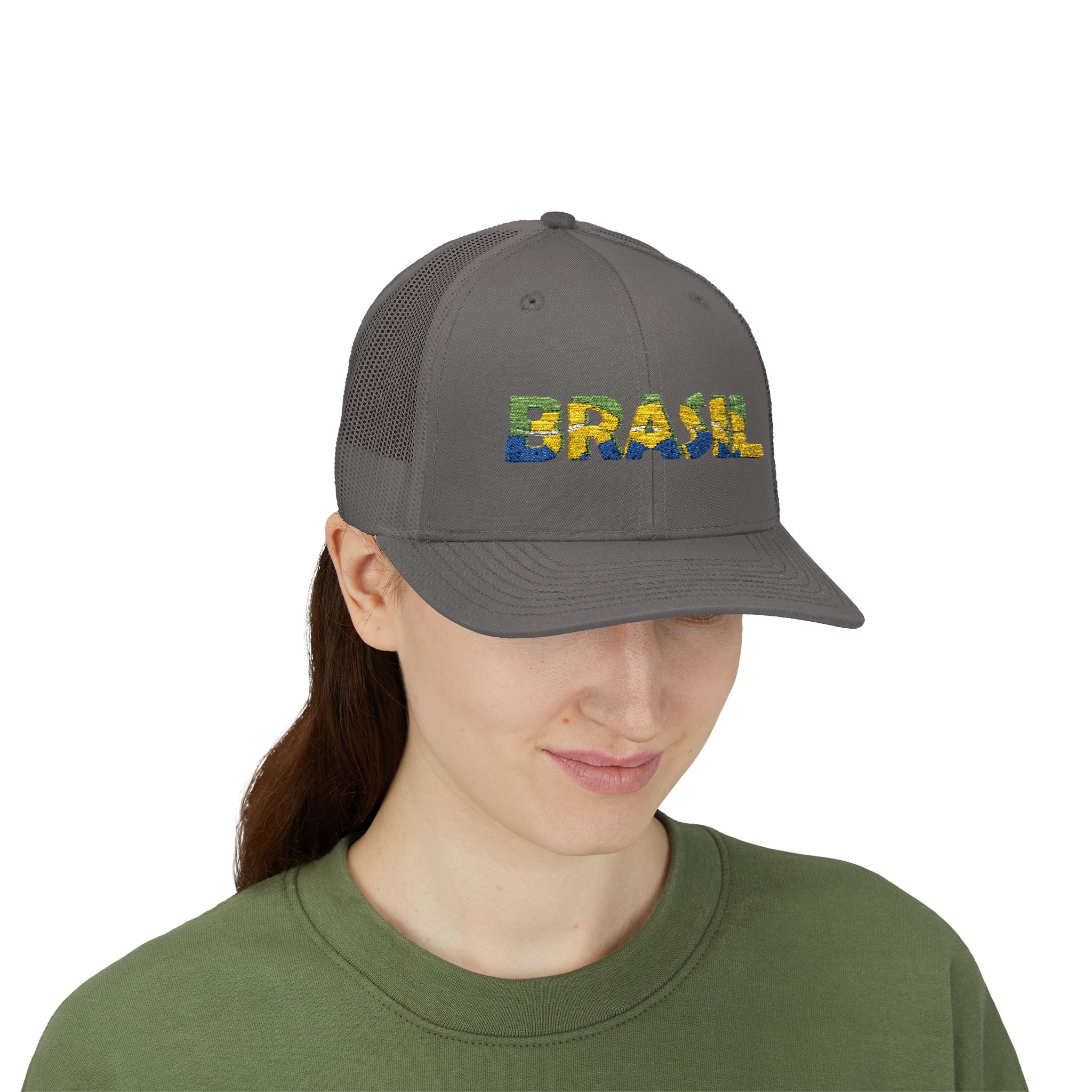 Brazil Floral Trucker Cap