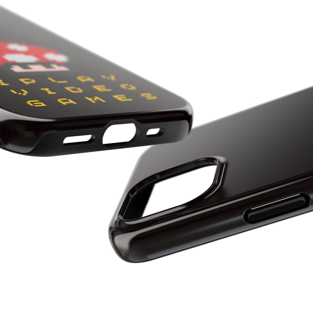 I Play Video Games Pixel Mushroom Phone Case — Tough Protective Gamer Case