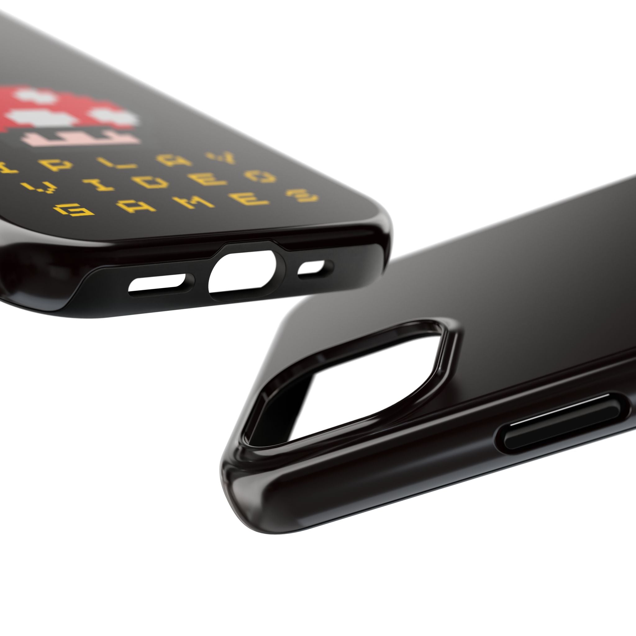 I Play Video Games Pixel Mushroom Phone Case — Tough Protective Gamer Case