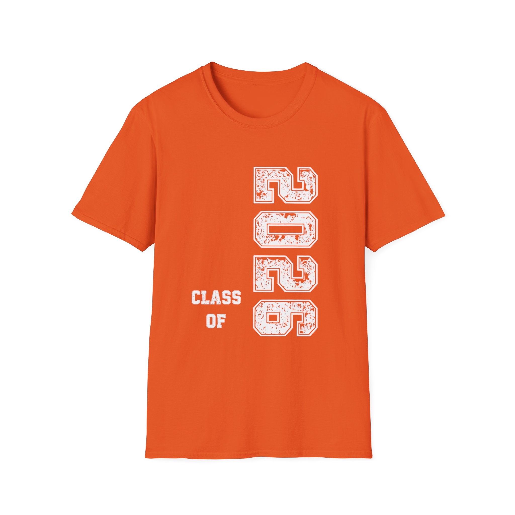 Class of 2026 Vertical Graphic T-Shirt — Graduation Senior Year Tee