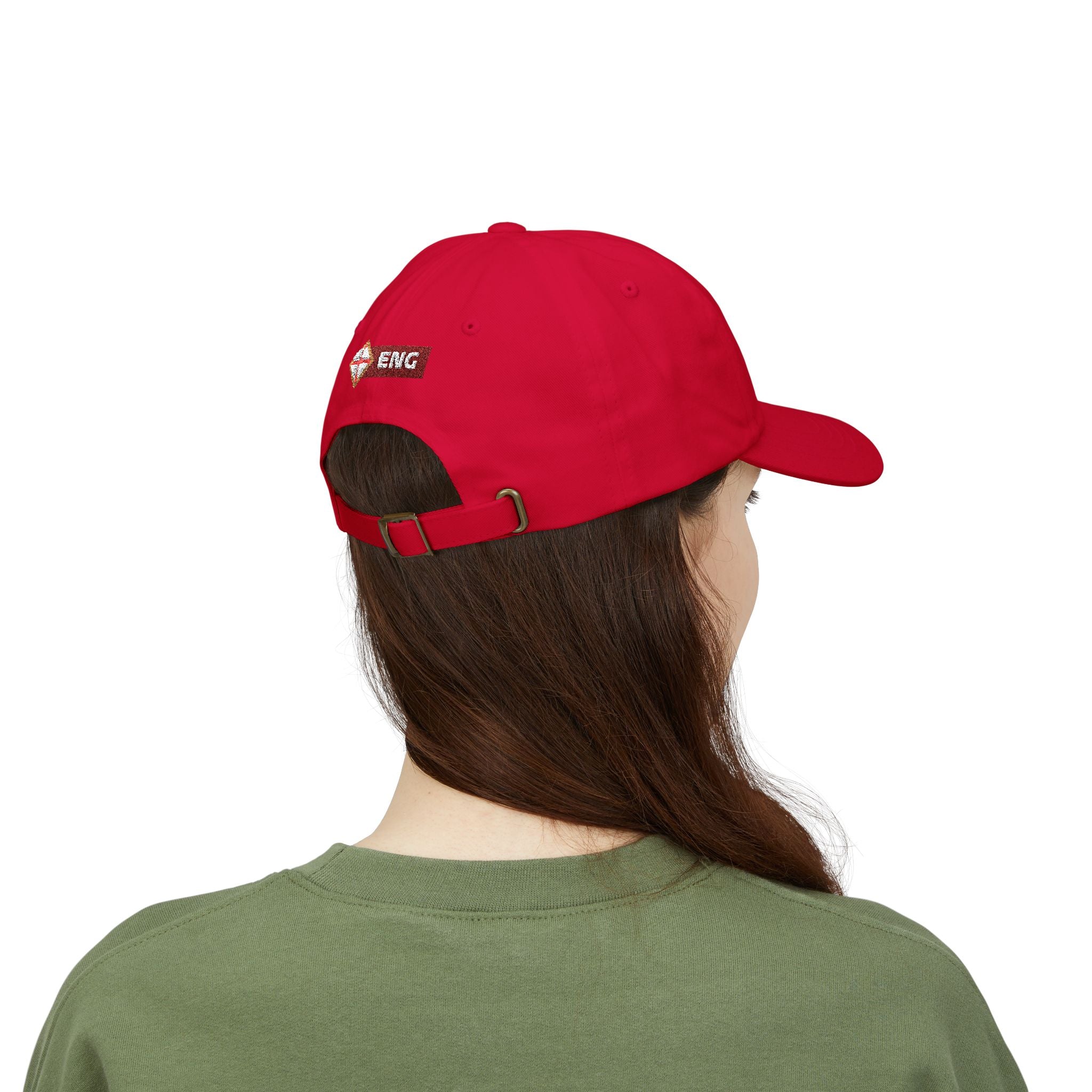England 2026 Soccer Dad Cap — Retro Flag Embroidered Baseball Hat