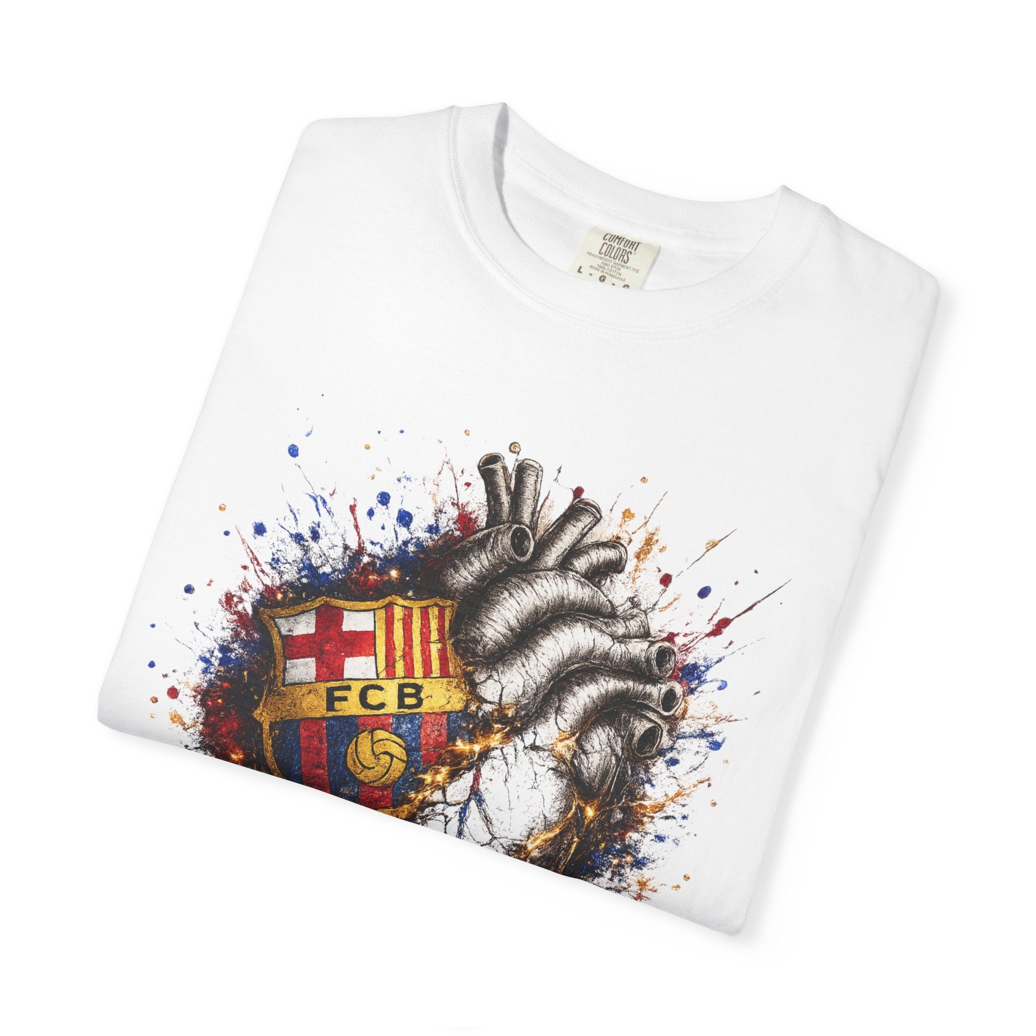 My Heart Belongs to Barcelona – Sketch Heart Graphic Tee
