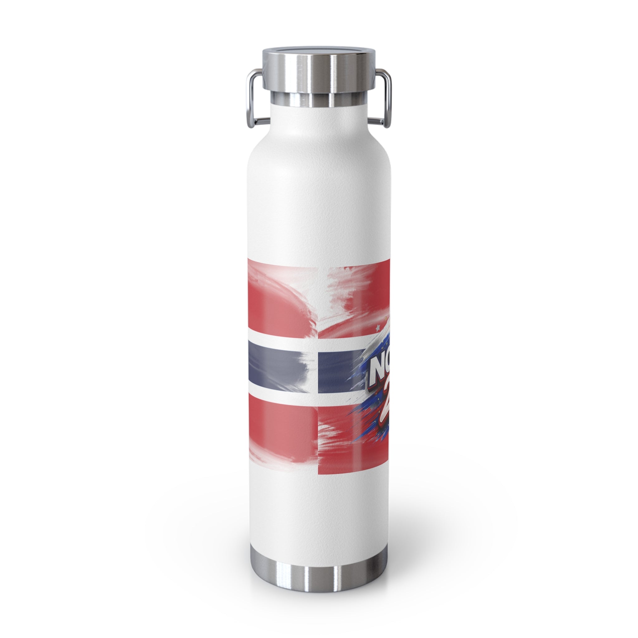 Norway 2026 Soccer Flag Bottle — 22oz Insulated Water Bottle