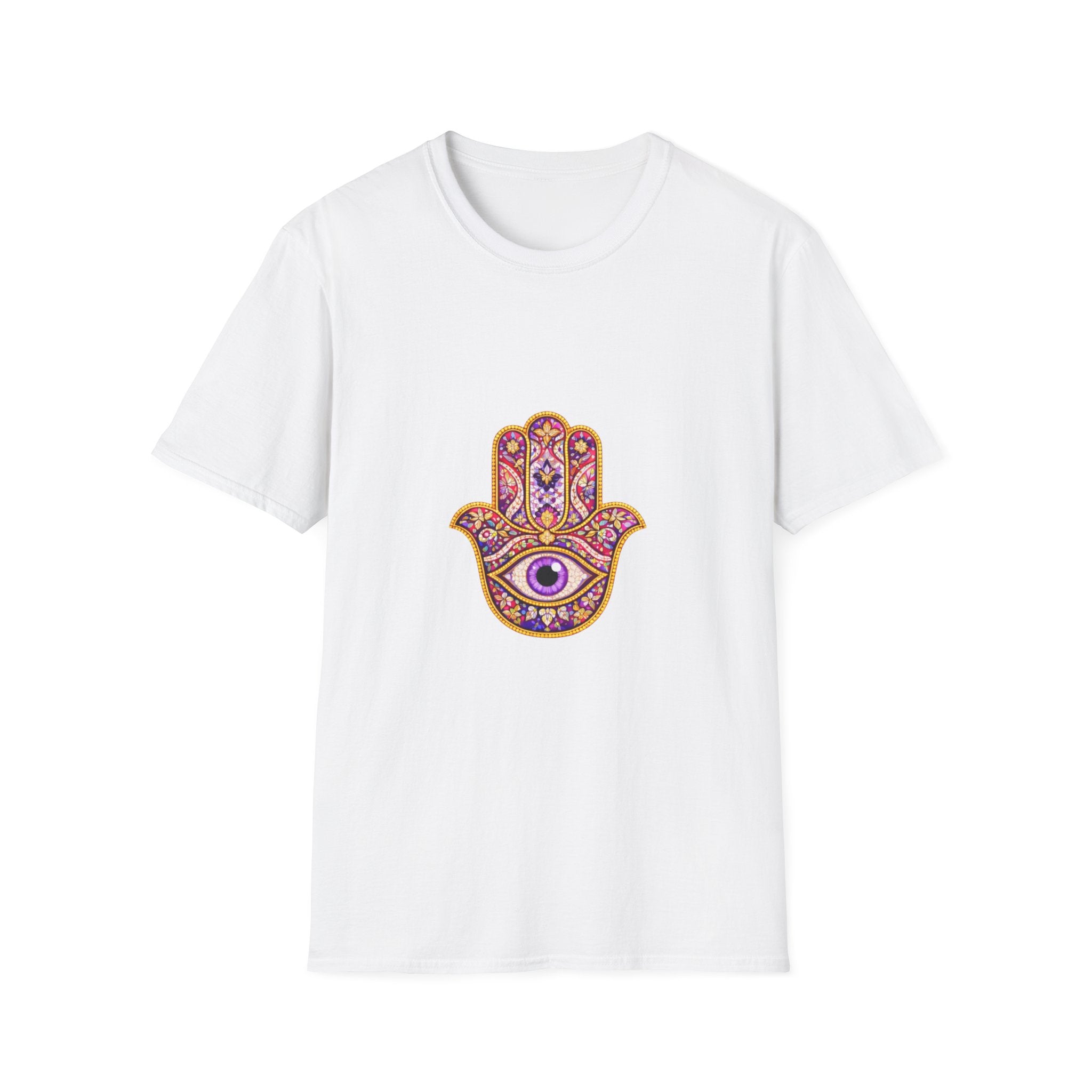 Hamsa Hand T-Shirt — Boho Spiritual Evil Eye Graphic Tee