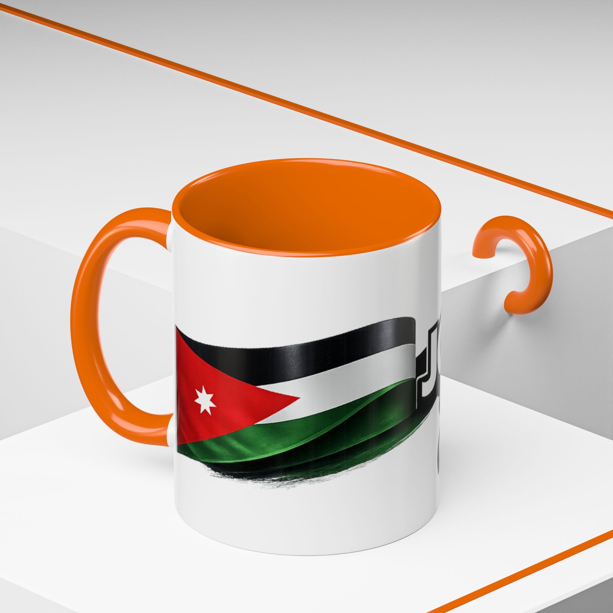 Jordan 2026 Soccer Fan Accent Coffee Mug