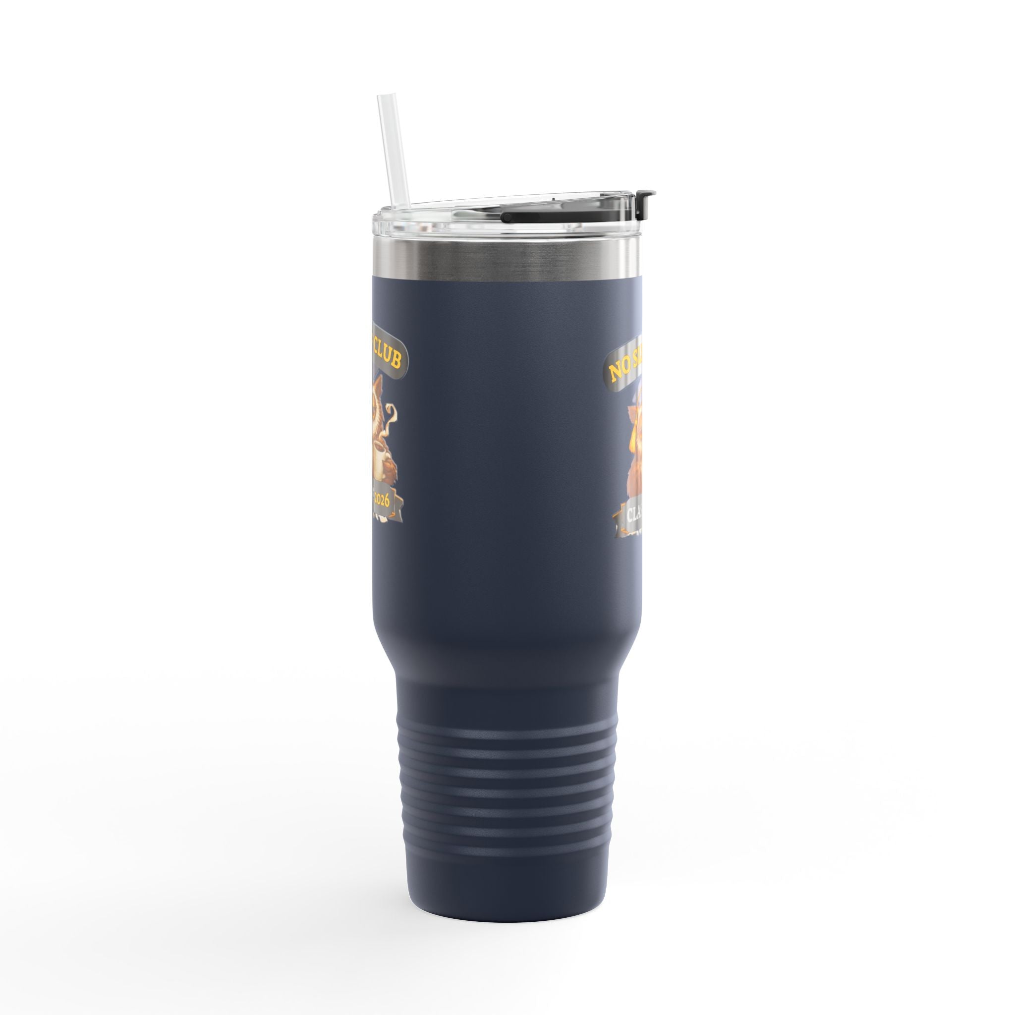 40oz Insulated Travel Mug – "No Sleep Club" Class of 2026 Graduation Tumbler