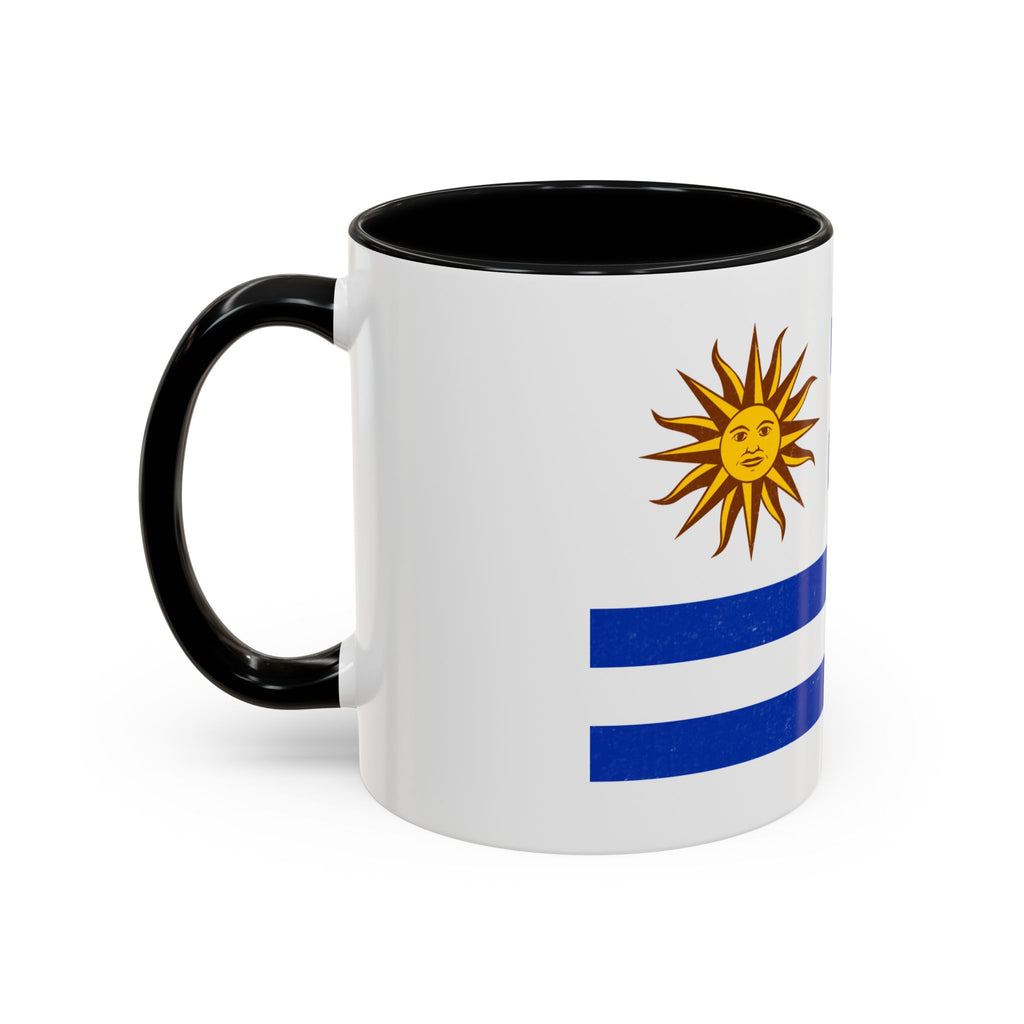 Uruguay Flag Accent Coffee Mug – Blue Stripes with Sun of May, 11oz & 15oz