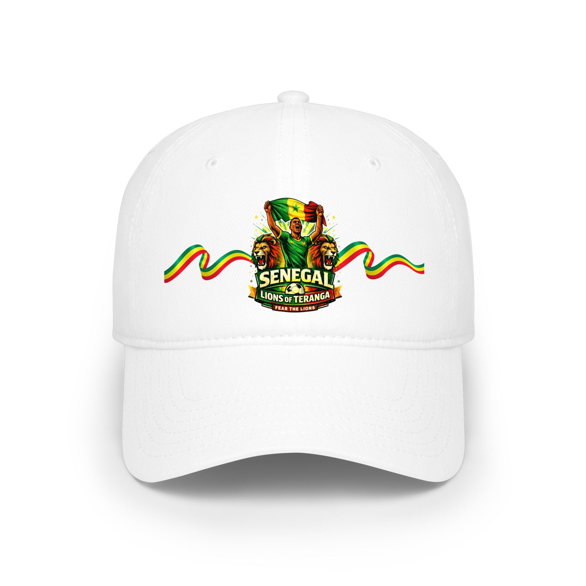 Senegal Roots Low Profile Baseball Cap – African Pride Rasta Colors