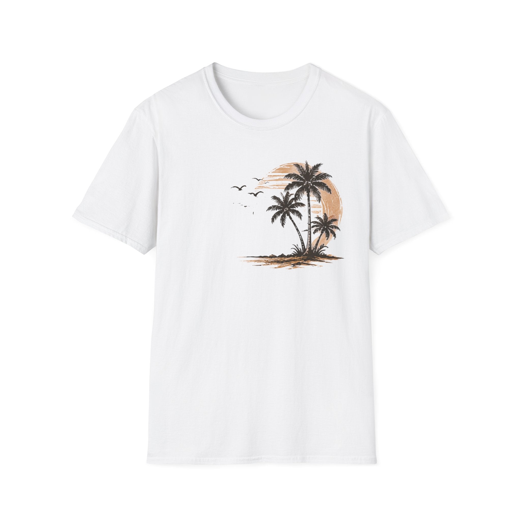 Sunset Palm Beach Uni Sex T-Shirt