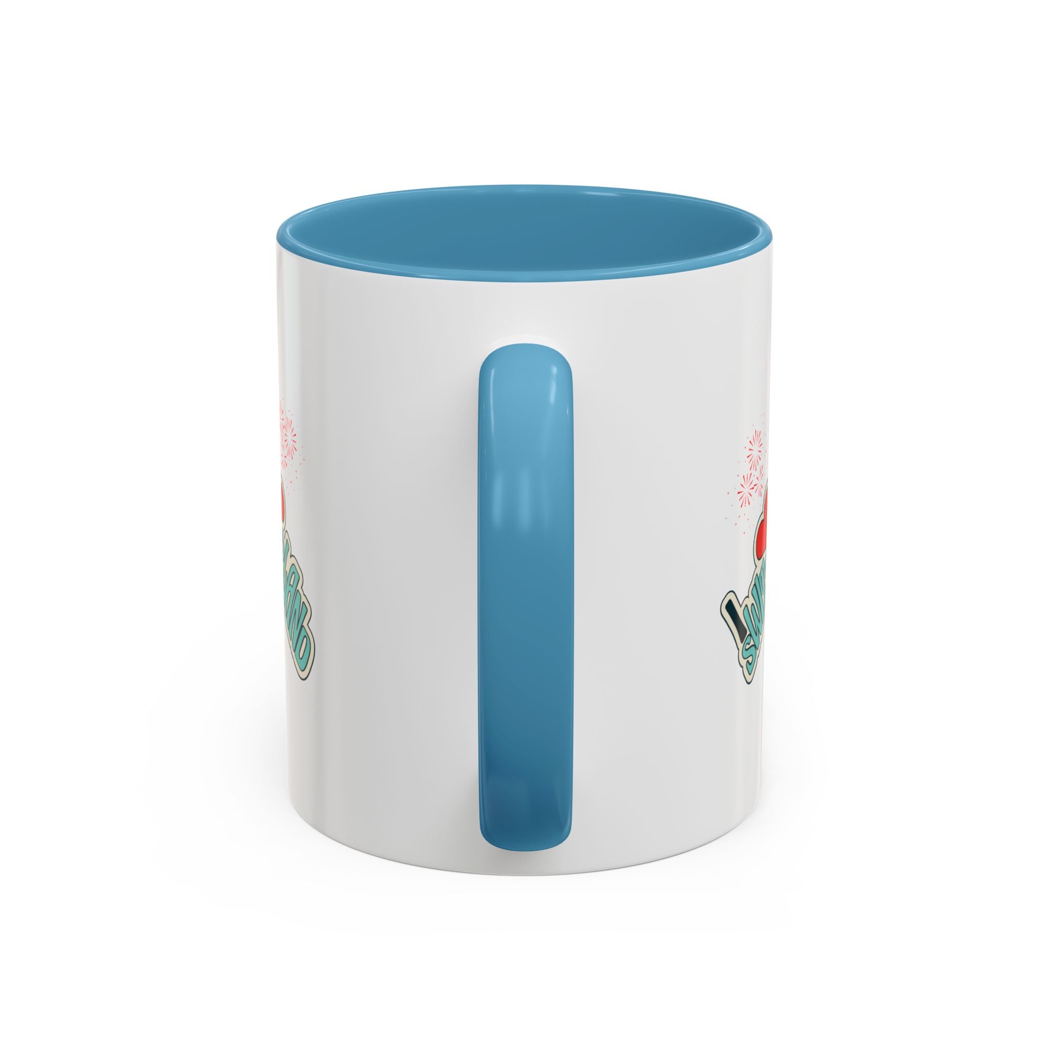 Switzerland Flag Accent Coffee Mug – I  Switzerland Travel Souvenir