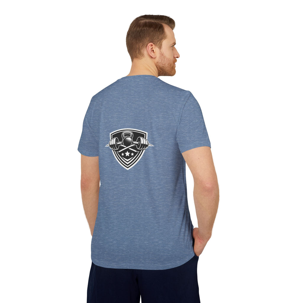 Fitness Graphic T-Shirt — Vintage Bodybuilder Barbell Design
